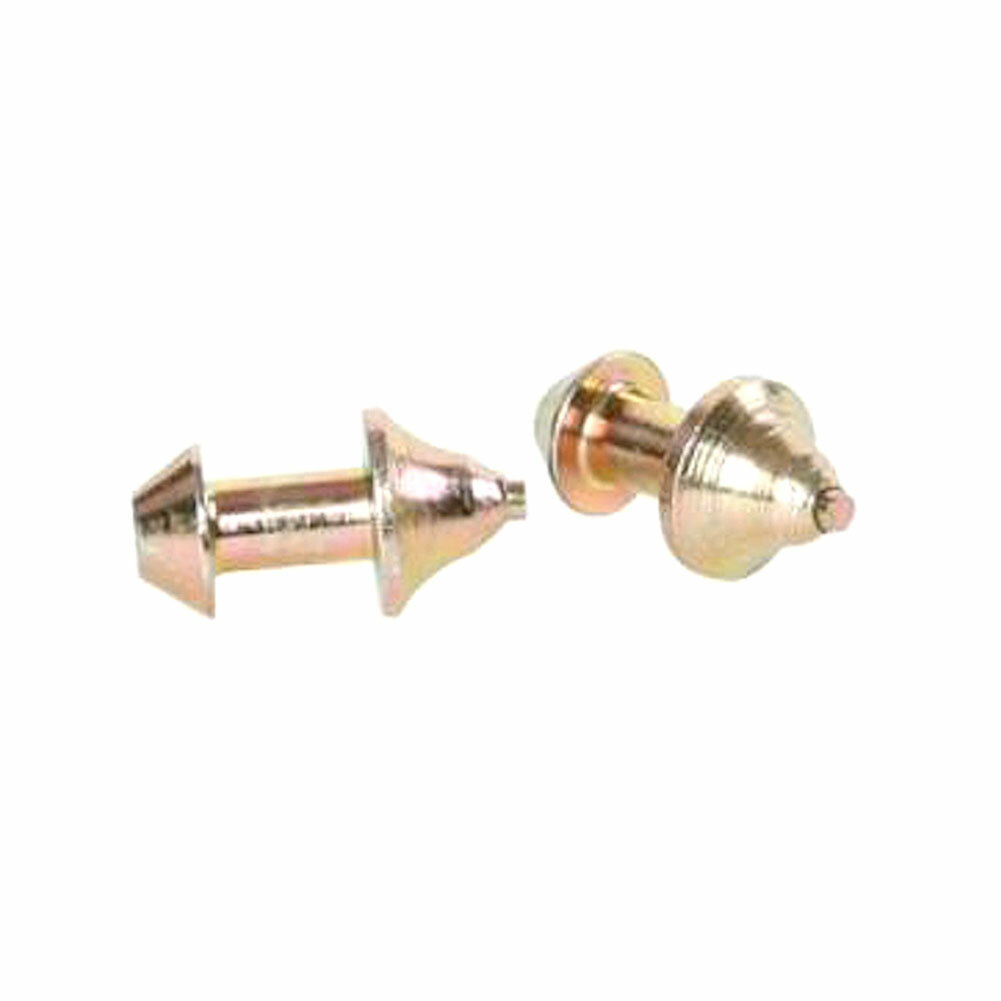 KORKERS RockTrax Push Through Gold Carbide Spikes Replacement Kit, 40 per Pack