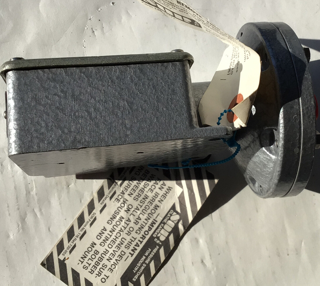 SOR Controls Devices Pressure Switch 12N-K2