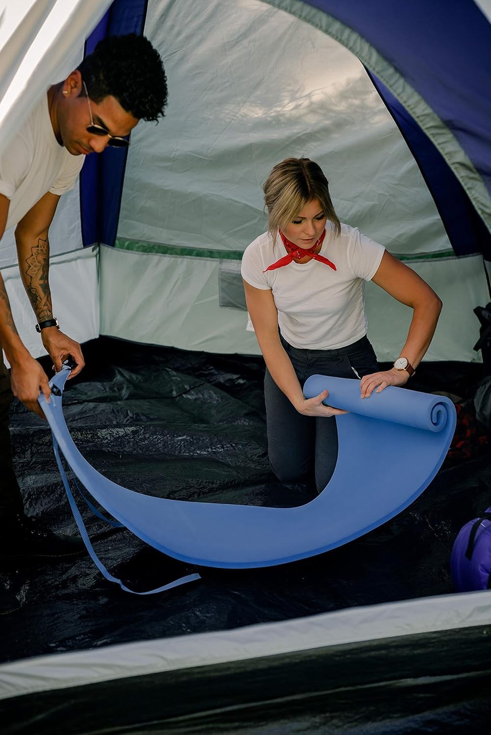 Lightweight Closed Cell Camping Sleeping Pad Backpacking Inflatable Pad