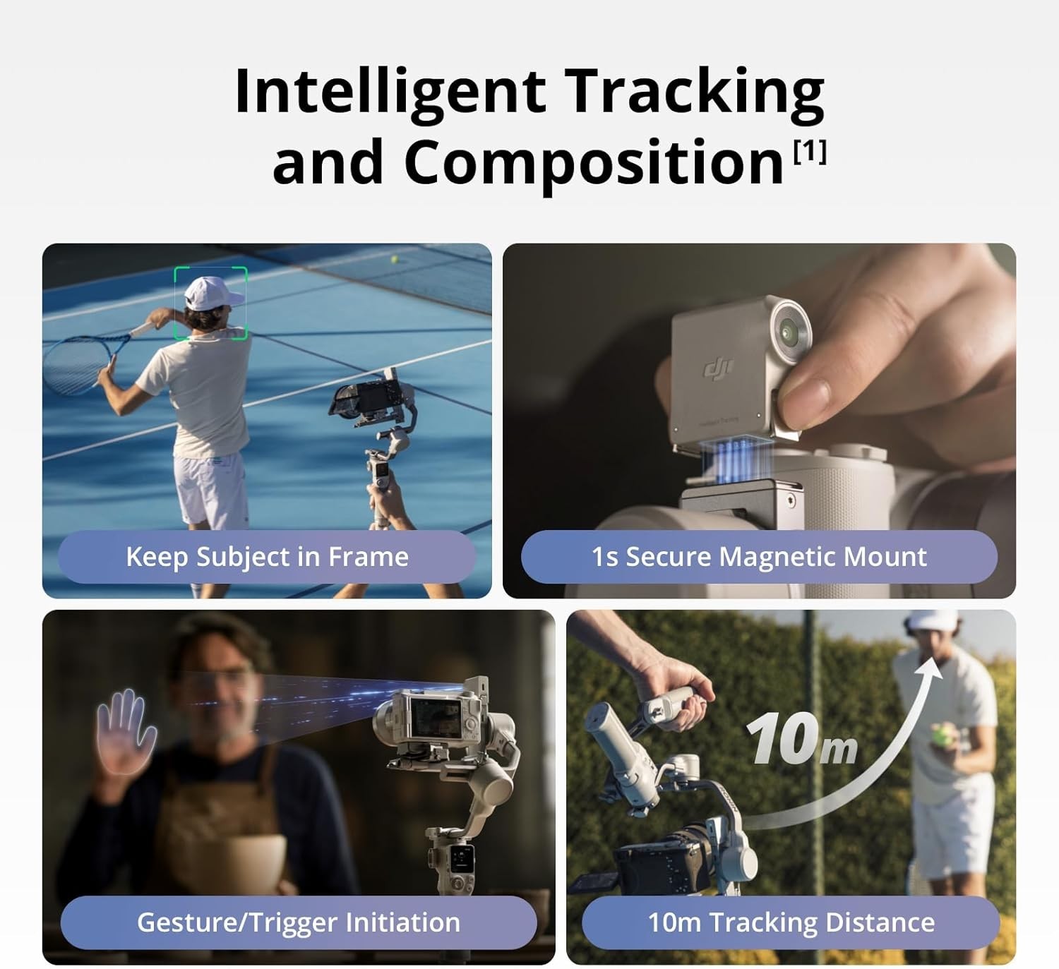 DJI RS 4 Mini Combo–Compact 3-Axis Gimbal Stabilizer,Vertical Shooting, Tracking