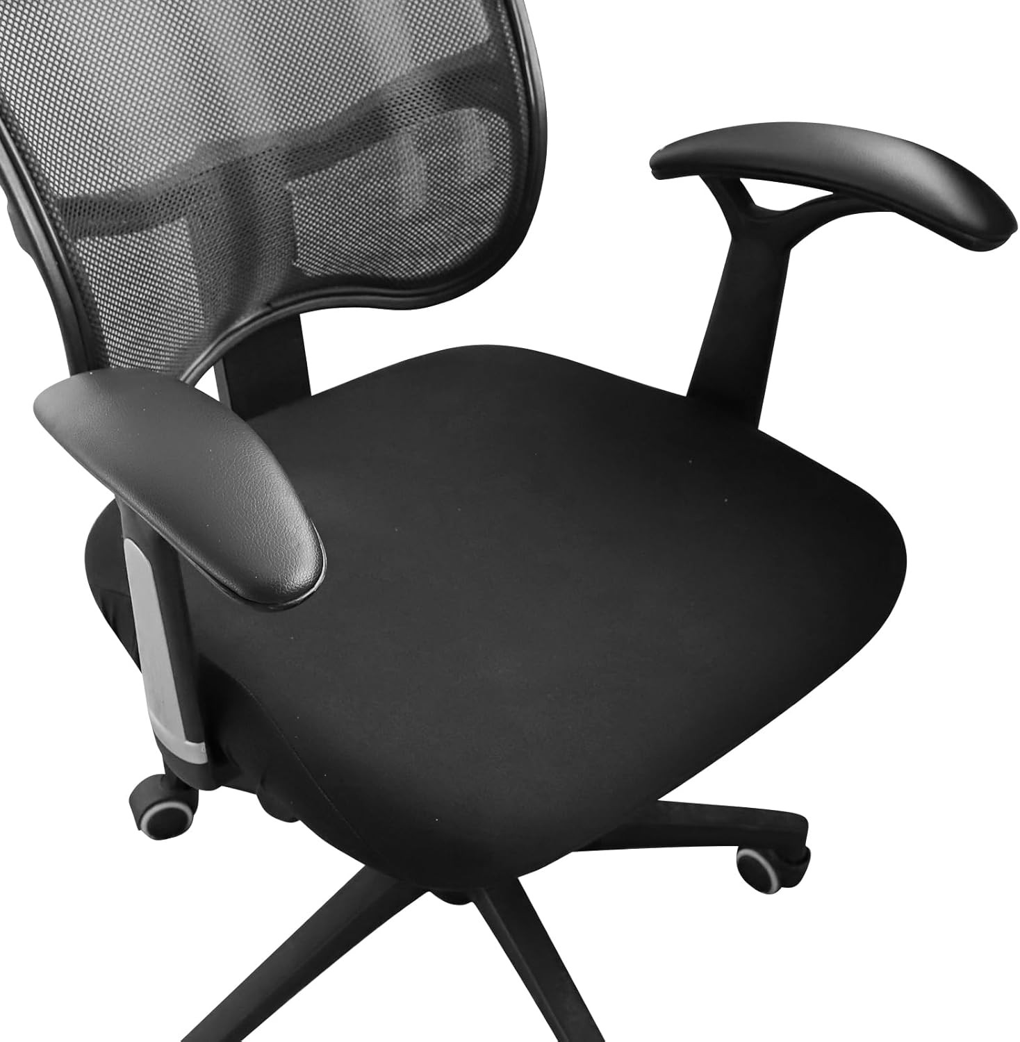 Office Chair Seat Covers Spandex Strech Computer Desk Chair Seat Cushion Slipcov
