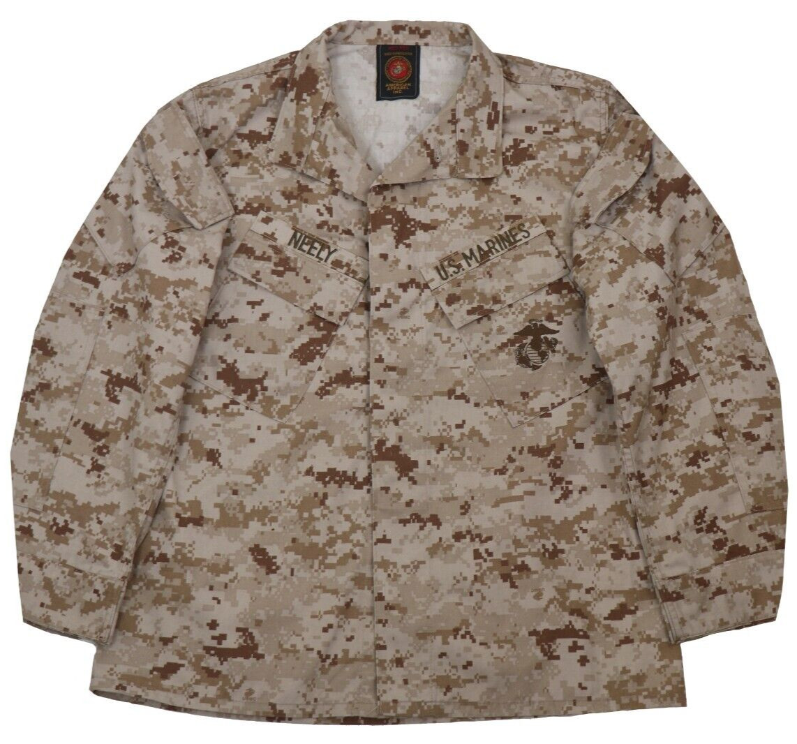Large Long - US Marine Corps MCCUU Desert Marpat Blouse Jacket USMC Military