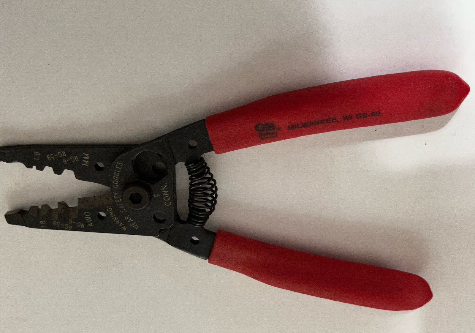 GB COAXIAL CABLE GS-59 STRIPPER & CUTTER