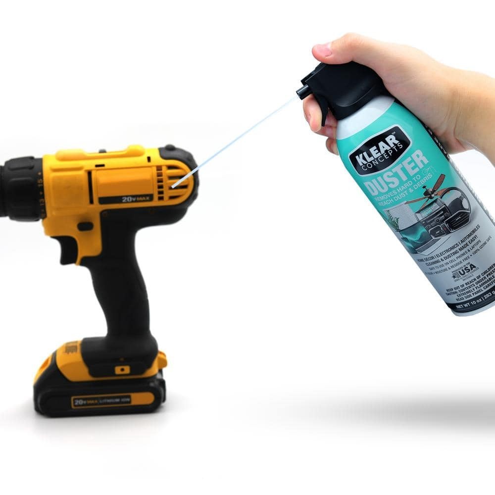 10 oz. Compressed Air Air Duster Cleaning Compressor Ozone Safe 2 Pack of Can