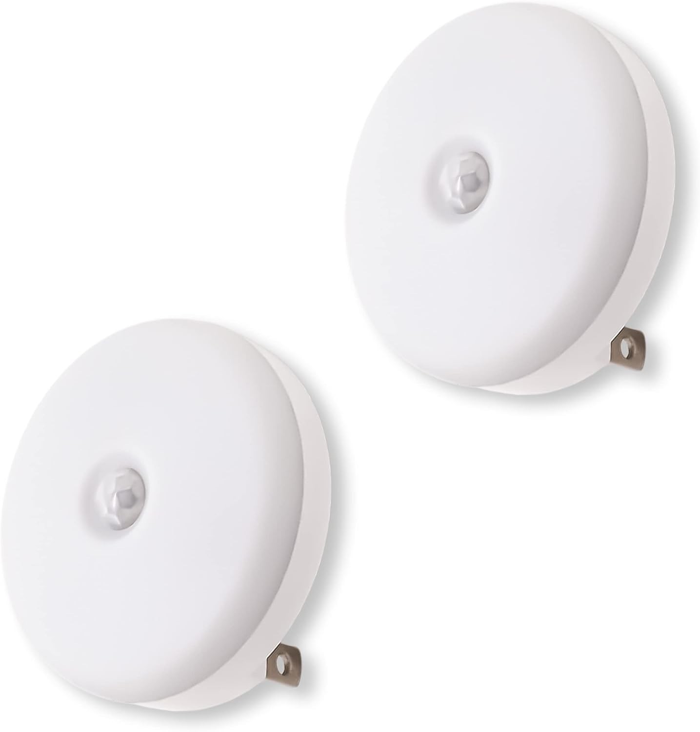 Compact Red Motion Sensor Night Lights - 2 Pack for Safe Sleep & Navigation