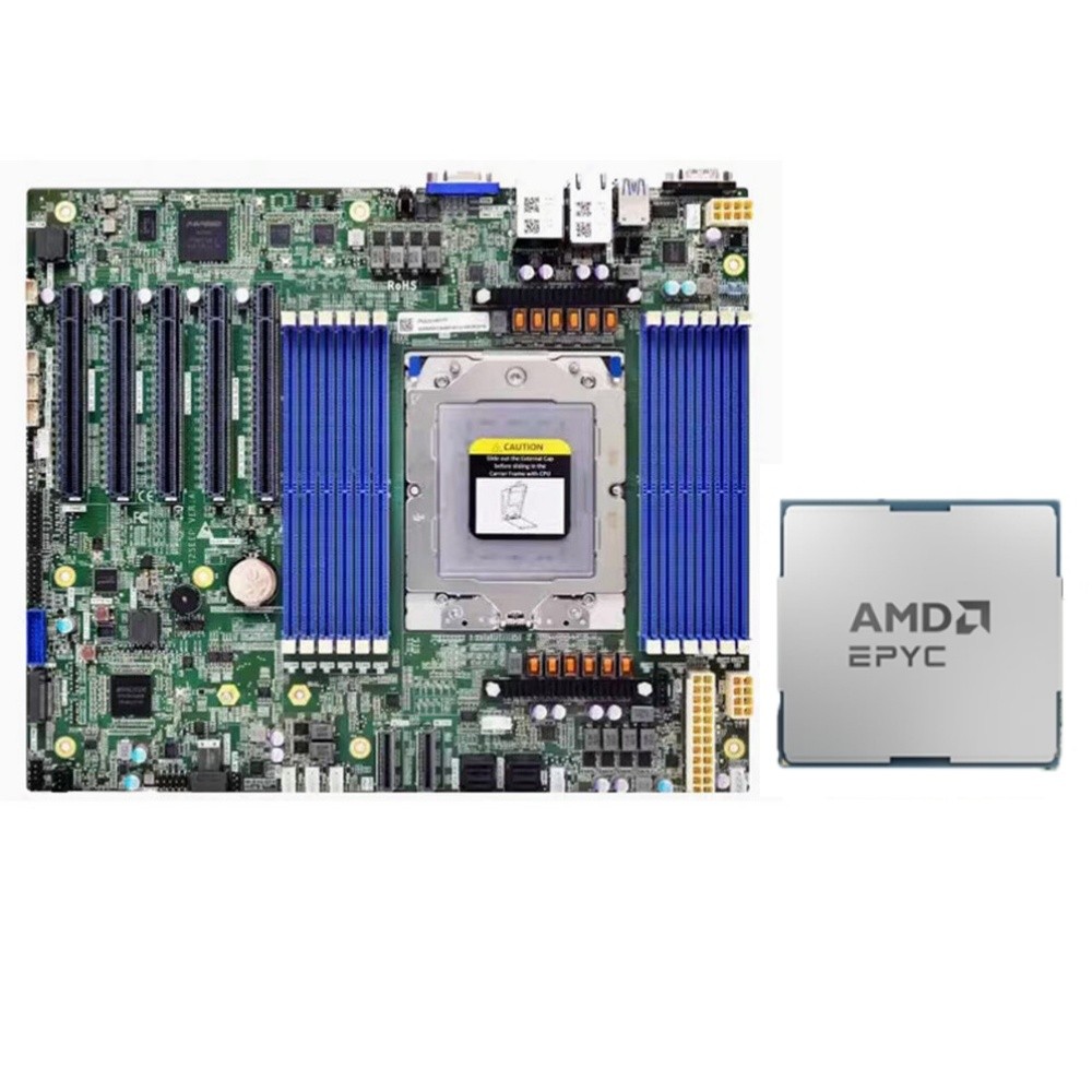 AMD EPYC 9654 QS 96C 2.15Ghz L3 384MB+ T2SEEP SP5 9004 Motherboard ATX  TDP400W