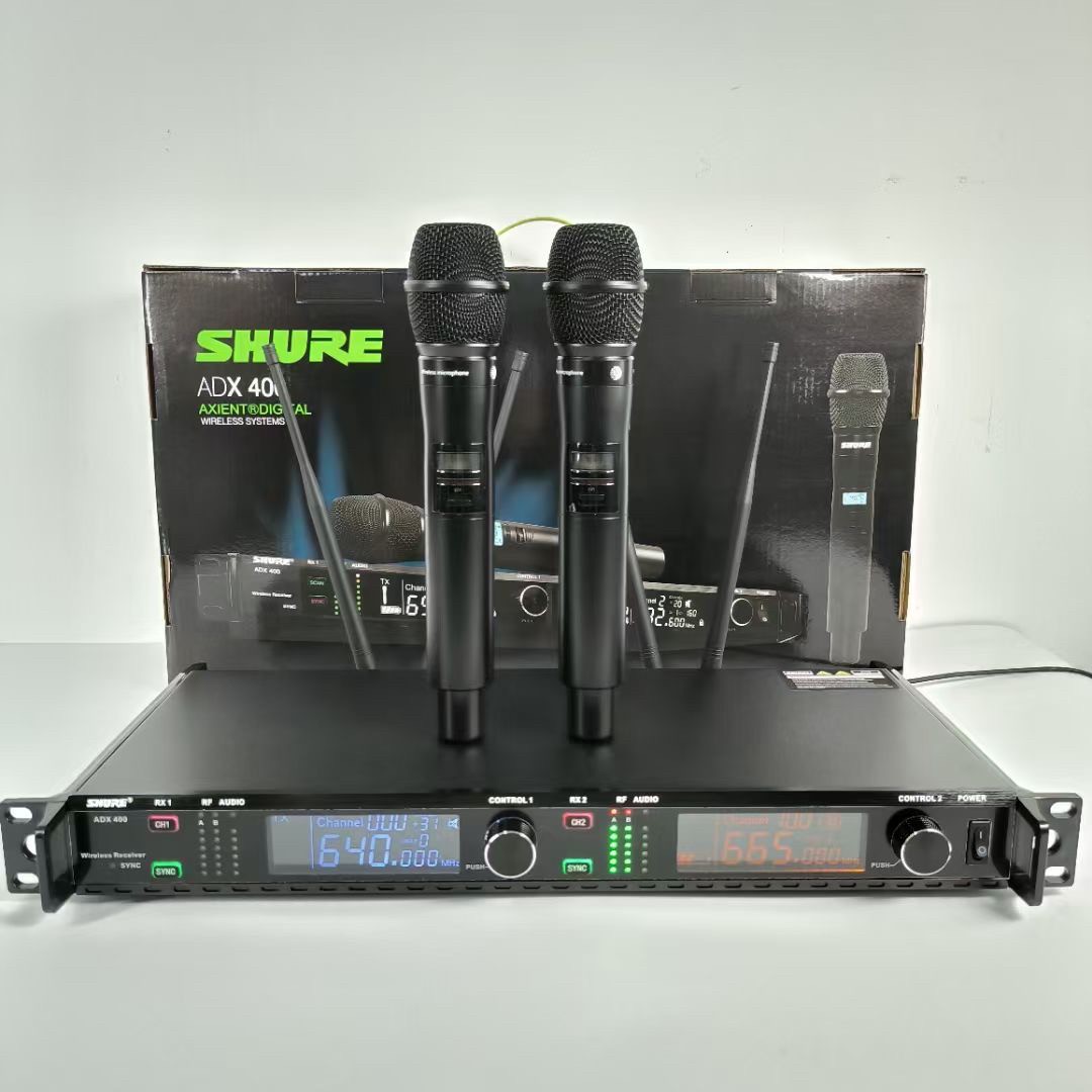 ADX400 + Two Wireless Microphones Professional Performance Mic