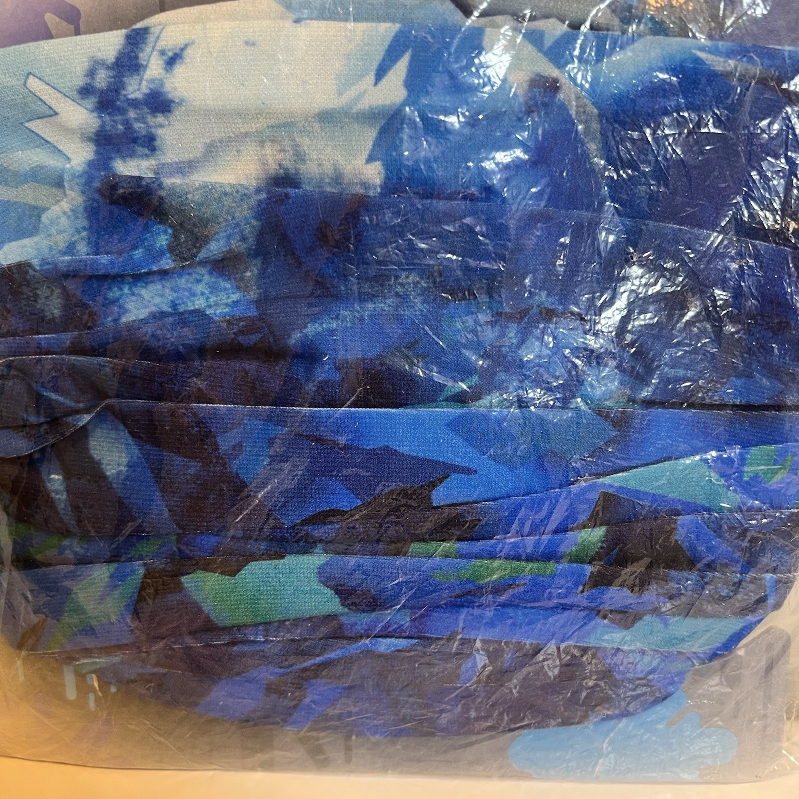 Buff Multifunctional Headwear NWT Blue Size Junior Sealed Plastic Bag