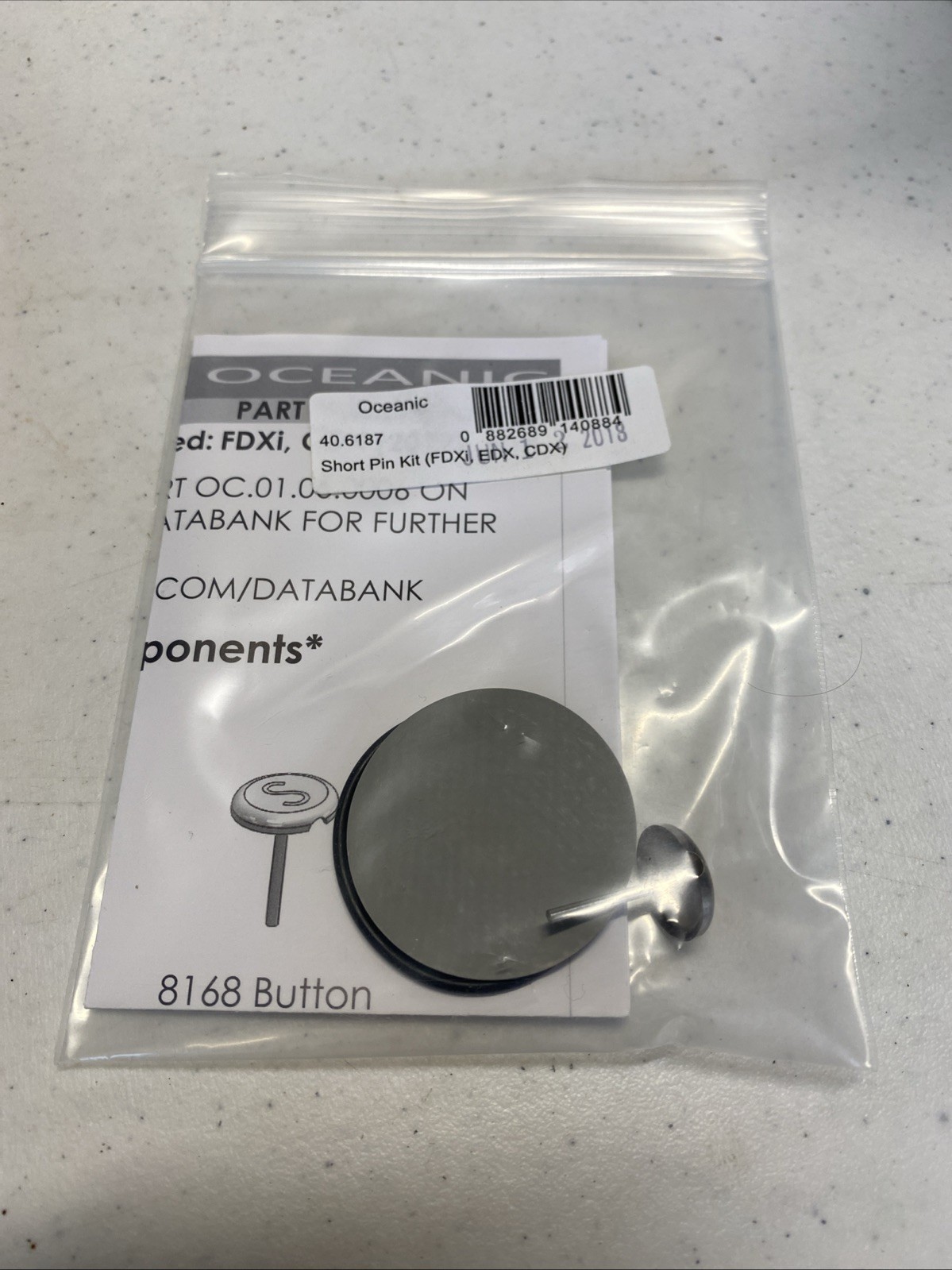 Oceanic Short Pin Kit 40.6187