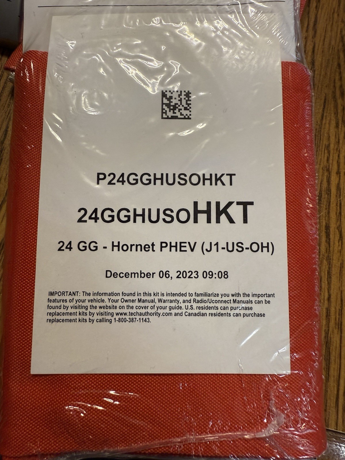 24 2024 Dodge Hornet Owners HANDBOOK Manual NEW SEALED WITH CARRY BAG NEW