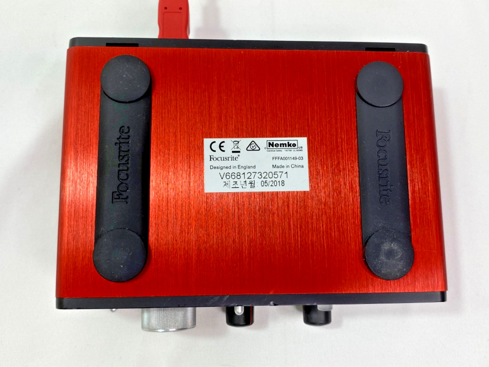 Focusrite Scarlett Solo (2nd Gen) USB Audio Interface FFFA001149-03