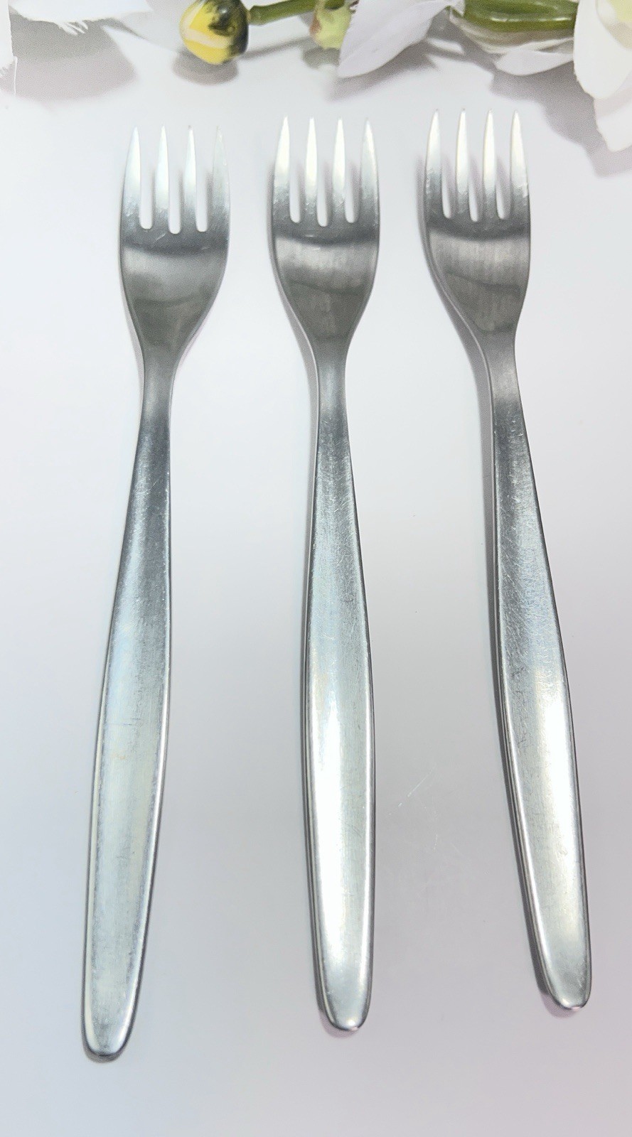 WMF Cromargan LAUREL Salad Forks (Set of 3) Stainless Germany 6.5”