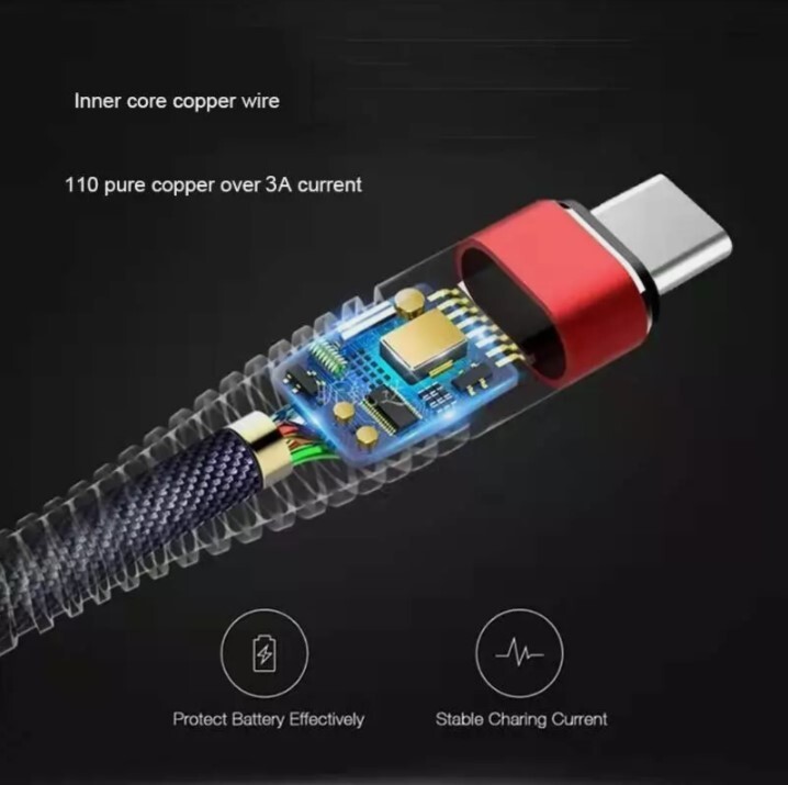 Braided USB C Type C Charging Data Cable Cord for iPhone 16 Pro Max 15 6ft. 📞