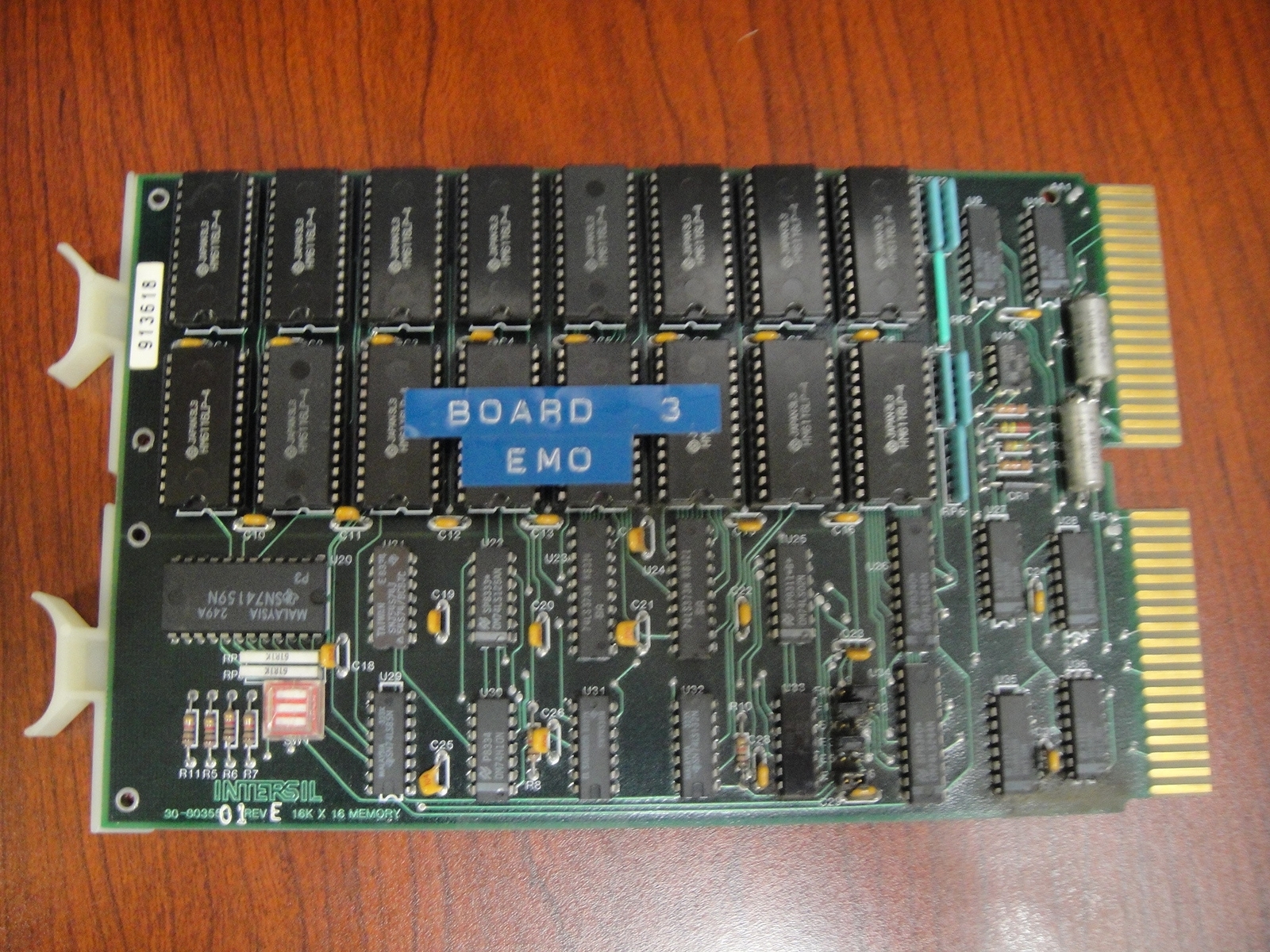 INTERSIL 30-00355-01 REV E, 16K X 16 MEMORY Board