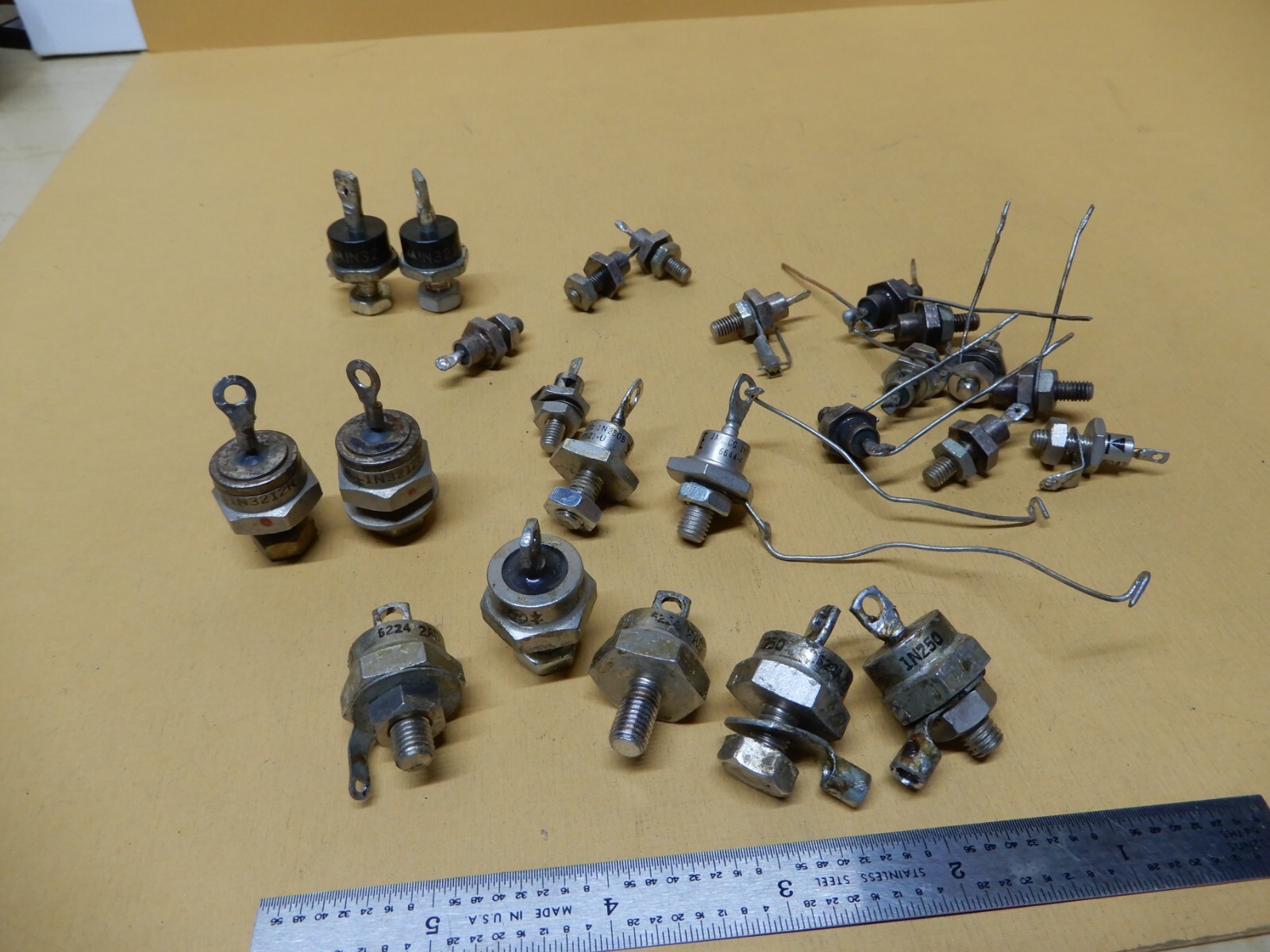 Mixed Lot of Power Diodes Shown 1N3212R 1N3211 Plus More Everything Shown