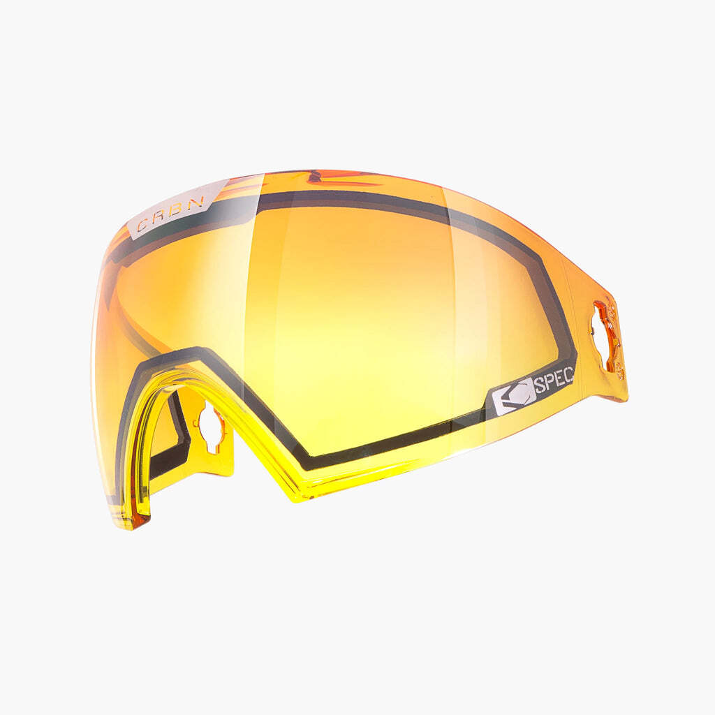 CRBN Zero C-Spec Lowlight Lens - Orange Fade / Clear Mirror - Paintball