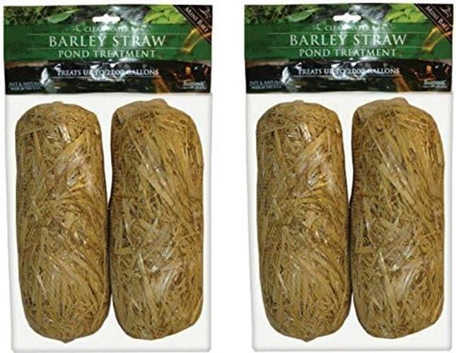 Summit 130 Clear Water Barley Straw Bales (2) x 2 packs-Treats 4000 gallons