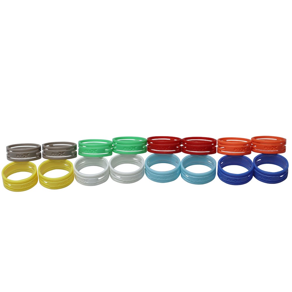 Pro X 8 Color Ring Replacements for all Pro X XLR Cables 16 Pack