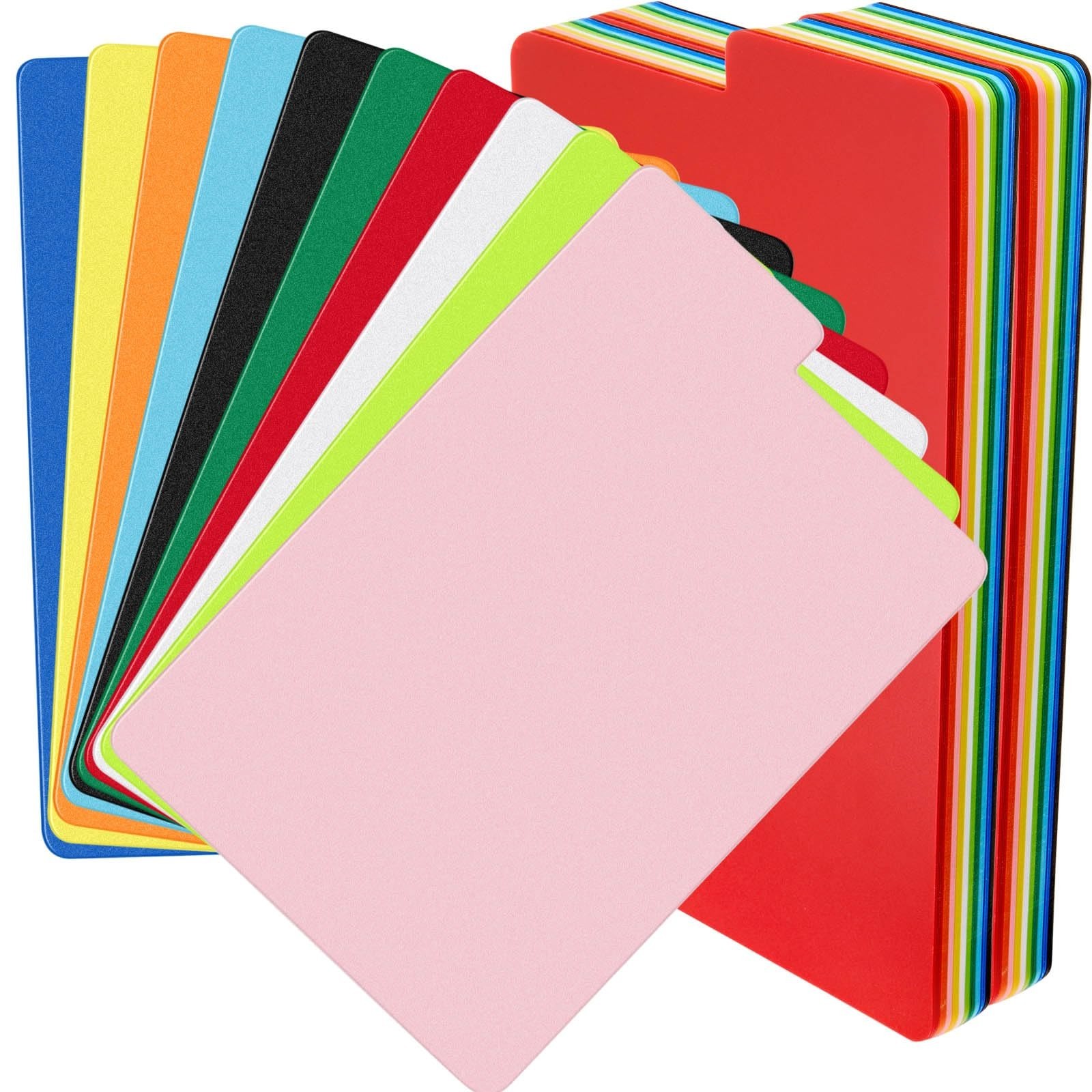 Multicolor Comic Book Dividers - Frosted Card Separators with Tabs, 100 Pcs, 7.2