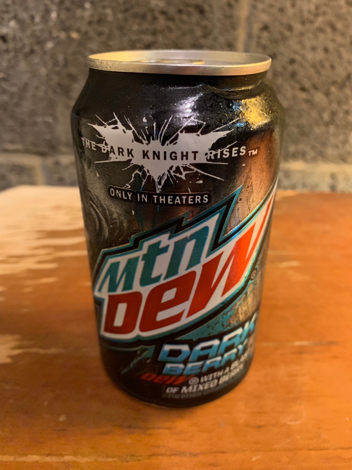 Mountain Dew Dark Berry Soda Can Full Rare Unopened