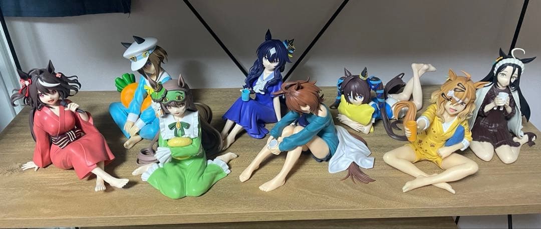 Uma Musume Relax Time 8 Figure Set Collectible Anime Figures Japan Authentic