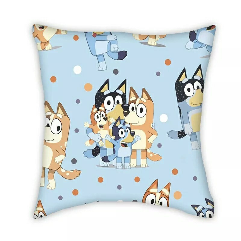 Bluey Kids Disney Show Big Pillowcase Cover 17.7" Christmas Gift FAST SHIPPING