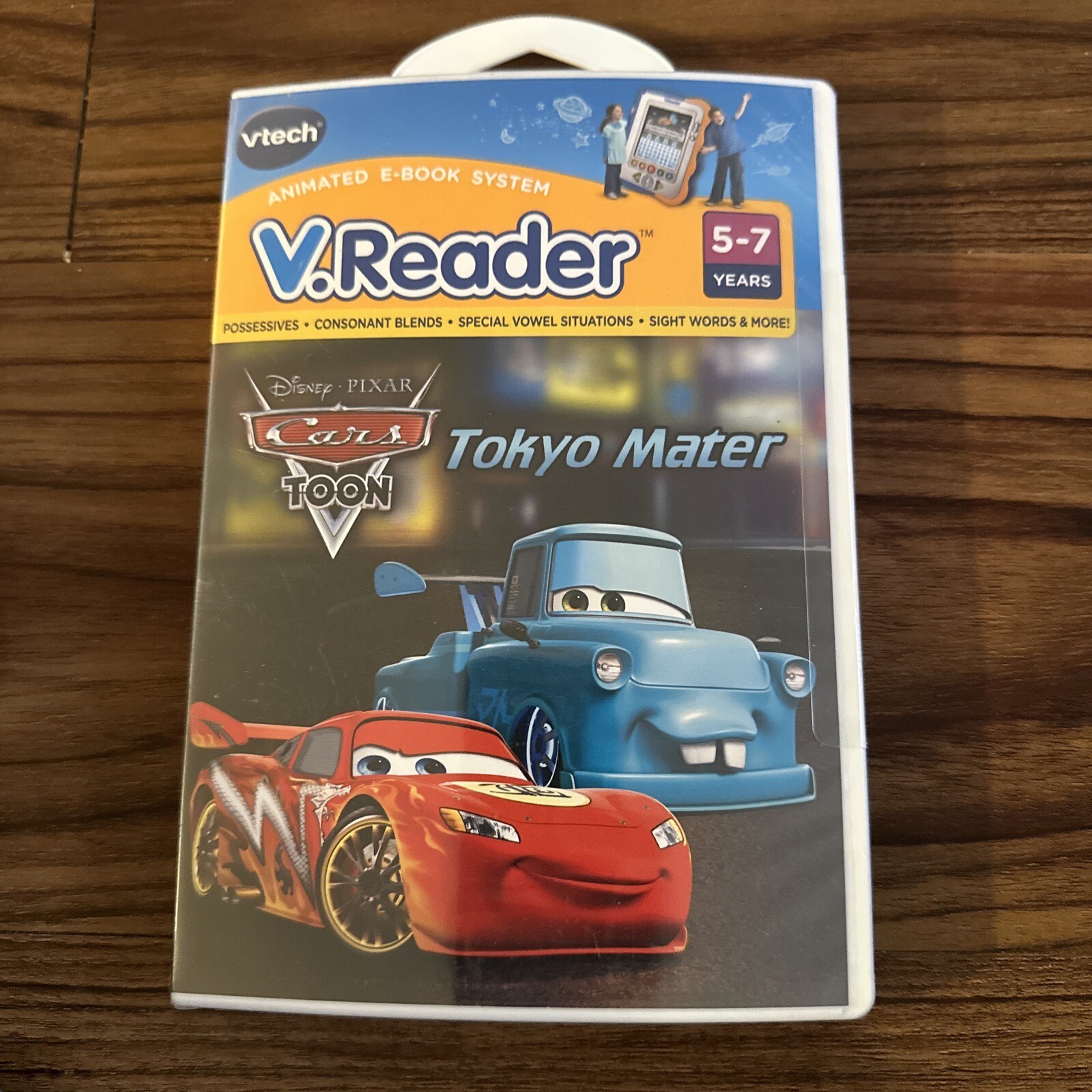 VTECH V.Reader Disney Pixar CARS Toon Tokyo Mater Game VReader New Sealed