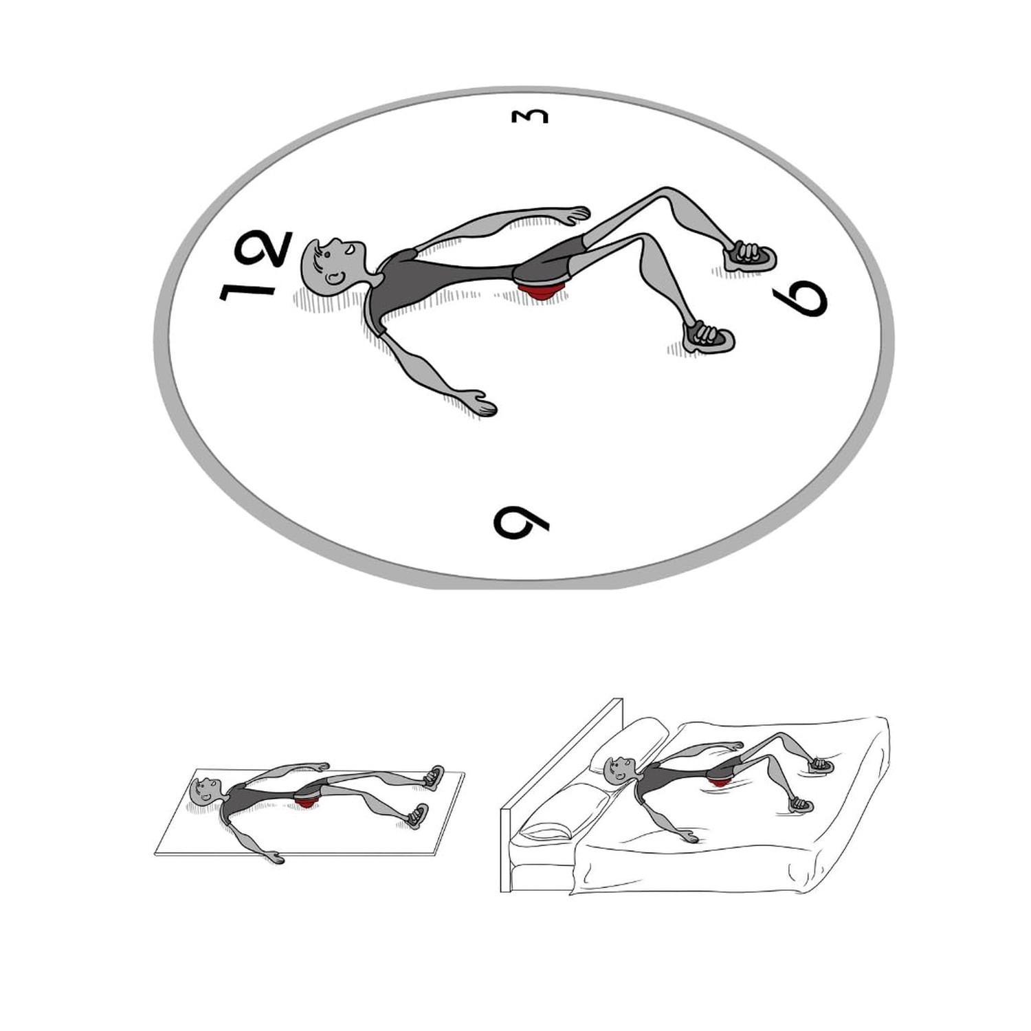 Pelvic Clock® Exercise Device for Chronic Hip & Lower Back Pain Relief