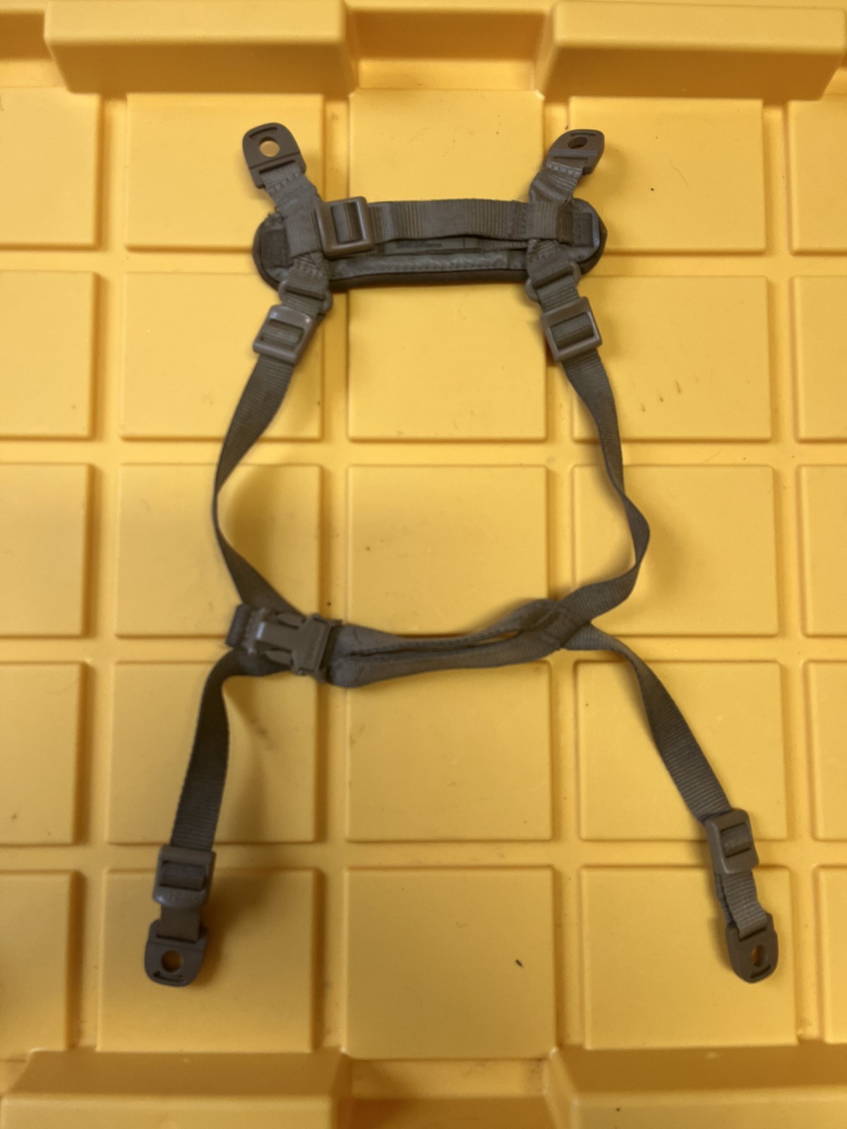 Ops-Core ACH ECH Improved H-Nape Head-Loc Chinstrap Helmet Retention System USGI