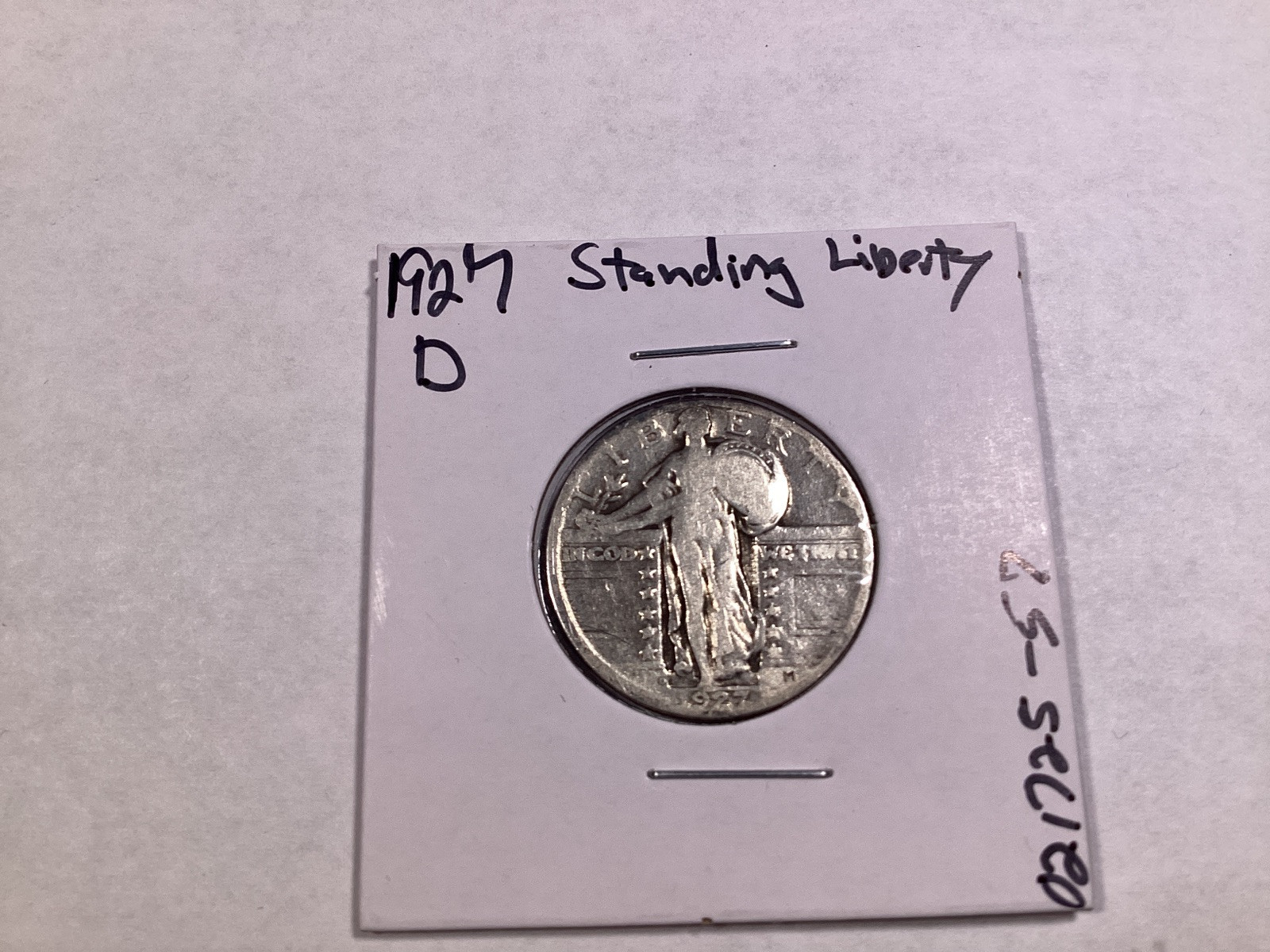 1927 D Standing Liberty 90% Silver Quarter Key Date from Denver Mint 021725 57rk