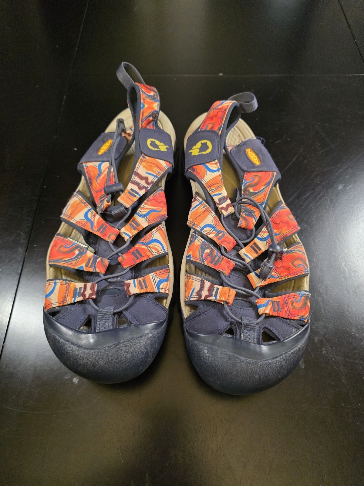 KEEN x Outdoor Afro Newport H2 Sandals Men's 13 Blue Orange Swirl 1026348 Rare