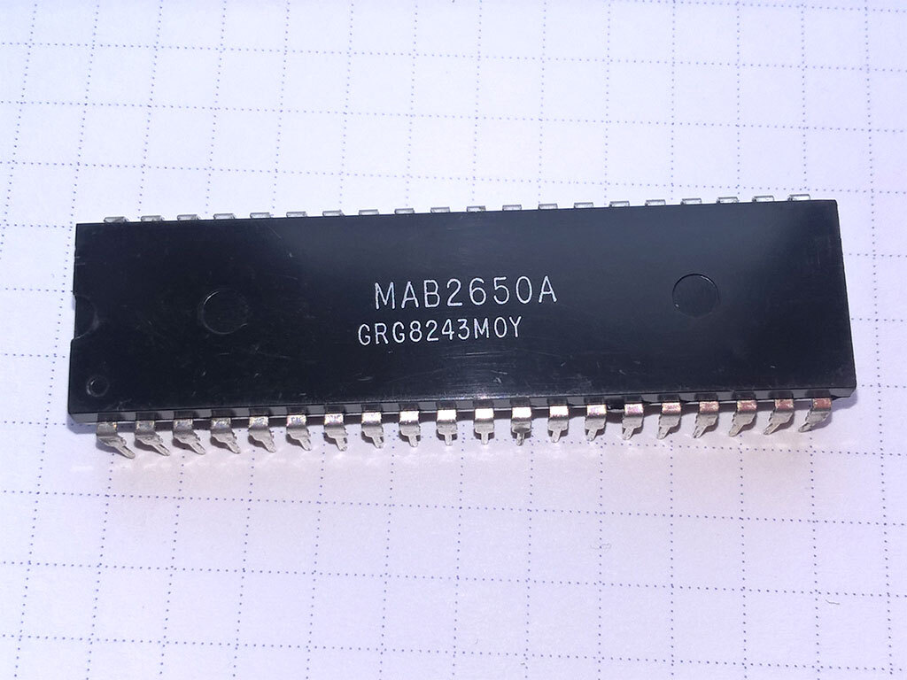 Philips MAB2650A (Signetics 2650A) 8-bit microprocessor 1.25MHz DIP40 Vintage