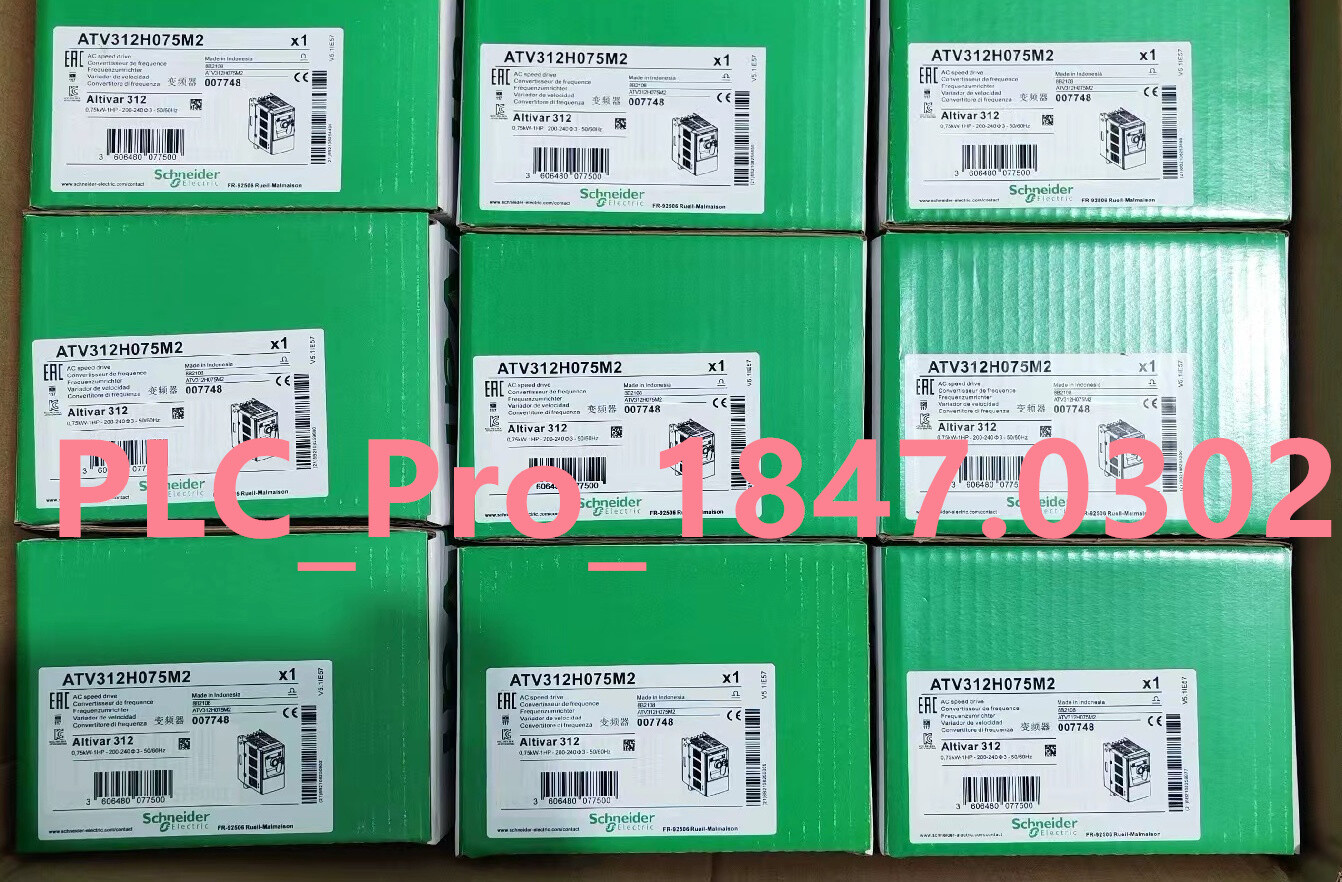 ATV312H075M2 1PC NEW Schneider ATV312H075M2 Inverter 0.75KW 220V  Fast delivery