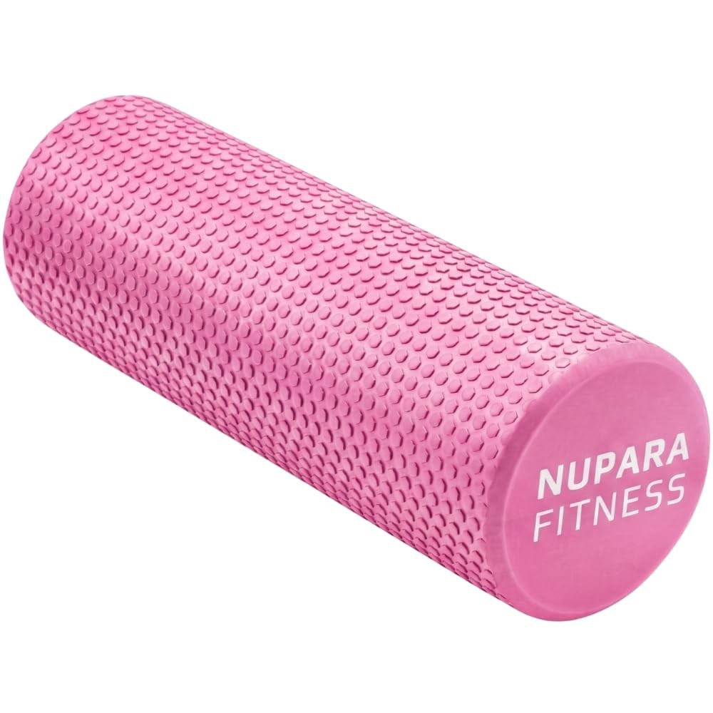 Nupara Fitness foam roller pink 18 inch