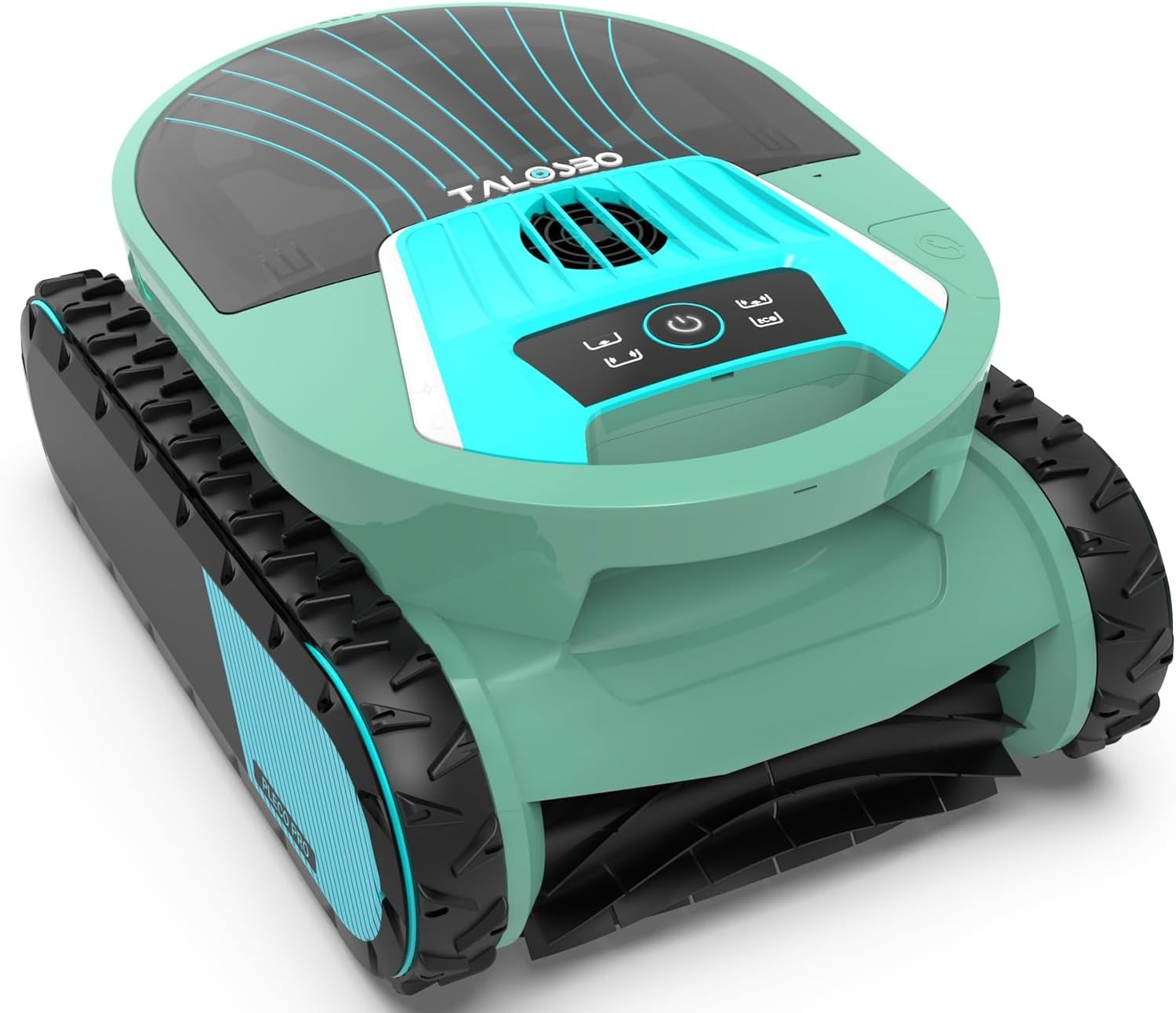 track cordless Pleco Pro Robotic Pool Cleaner Vacuum Smart Floor Wall Waterline