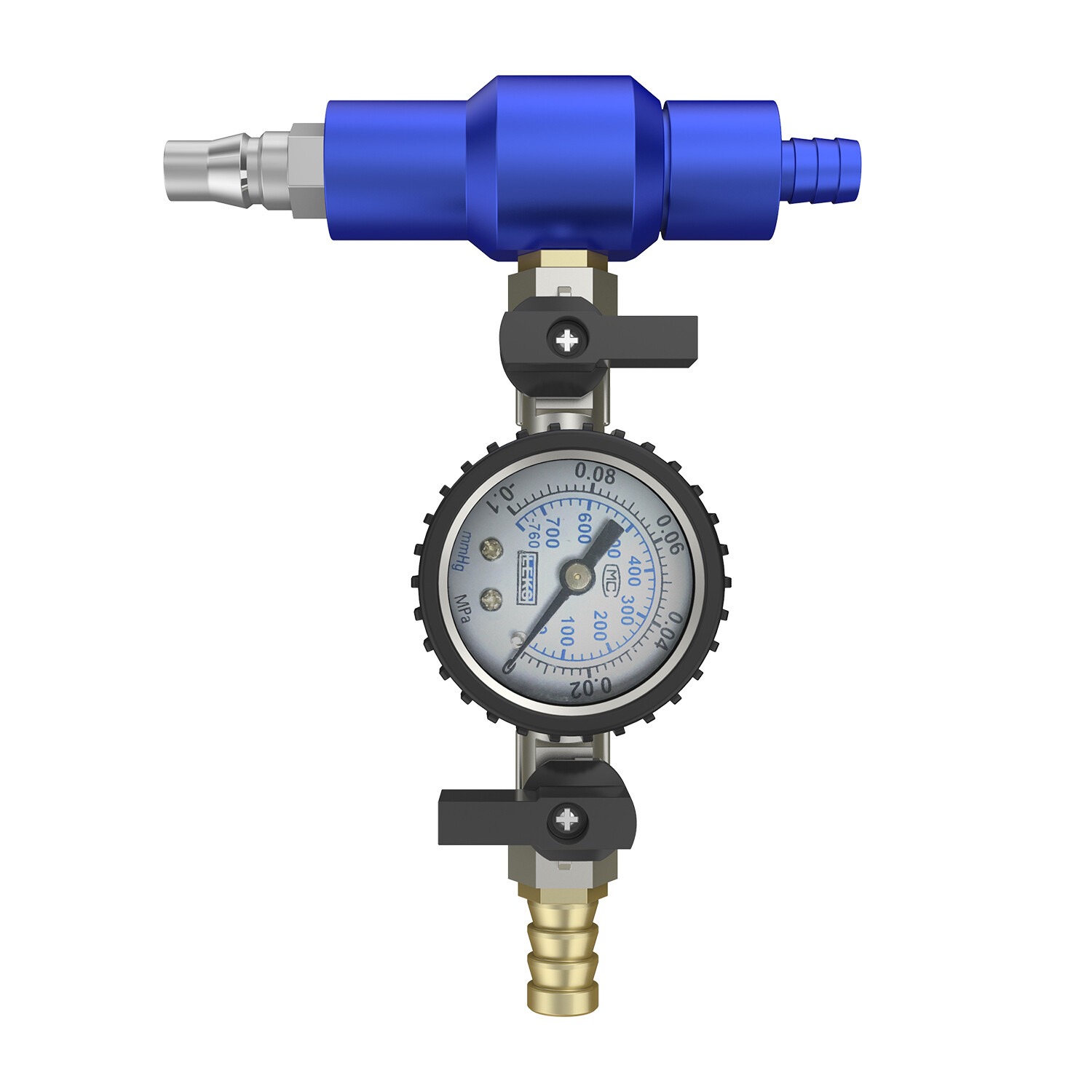 Coolant Vacuum Refill Tools Cooling System Refiller Kit Radiator Pressure Gauge