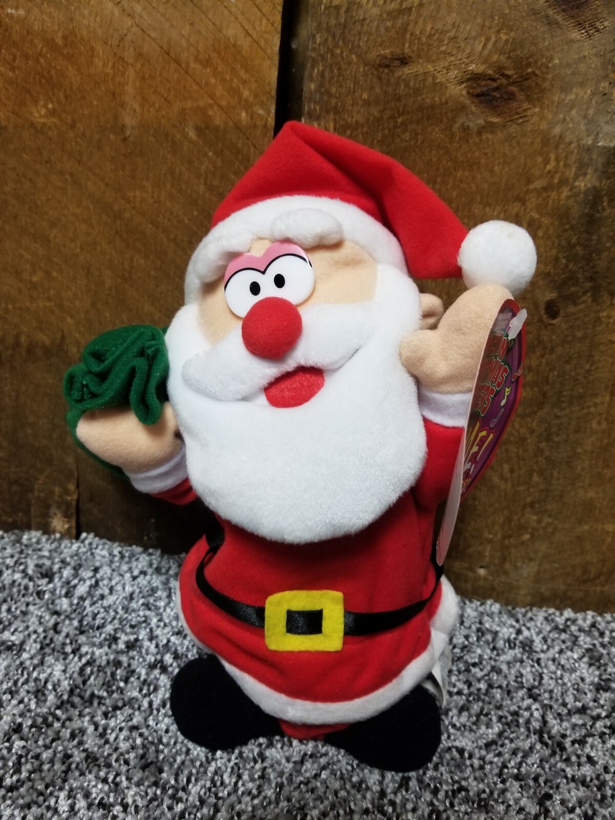 Rockin Christmas Twisters Santa Claus Singing Moving Plush (DOES NOT MOVE)