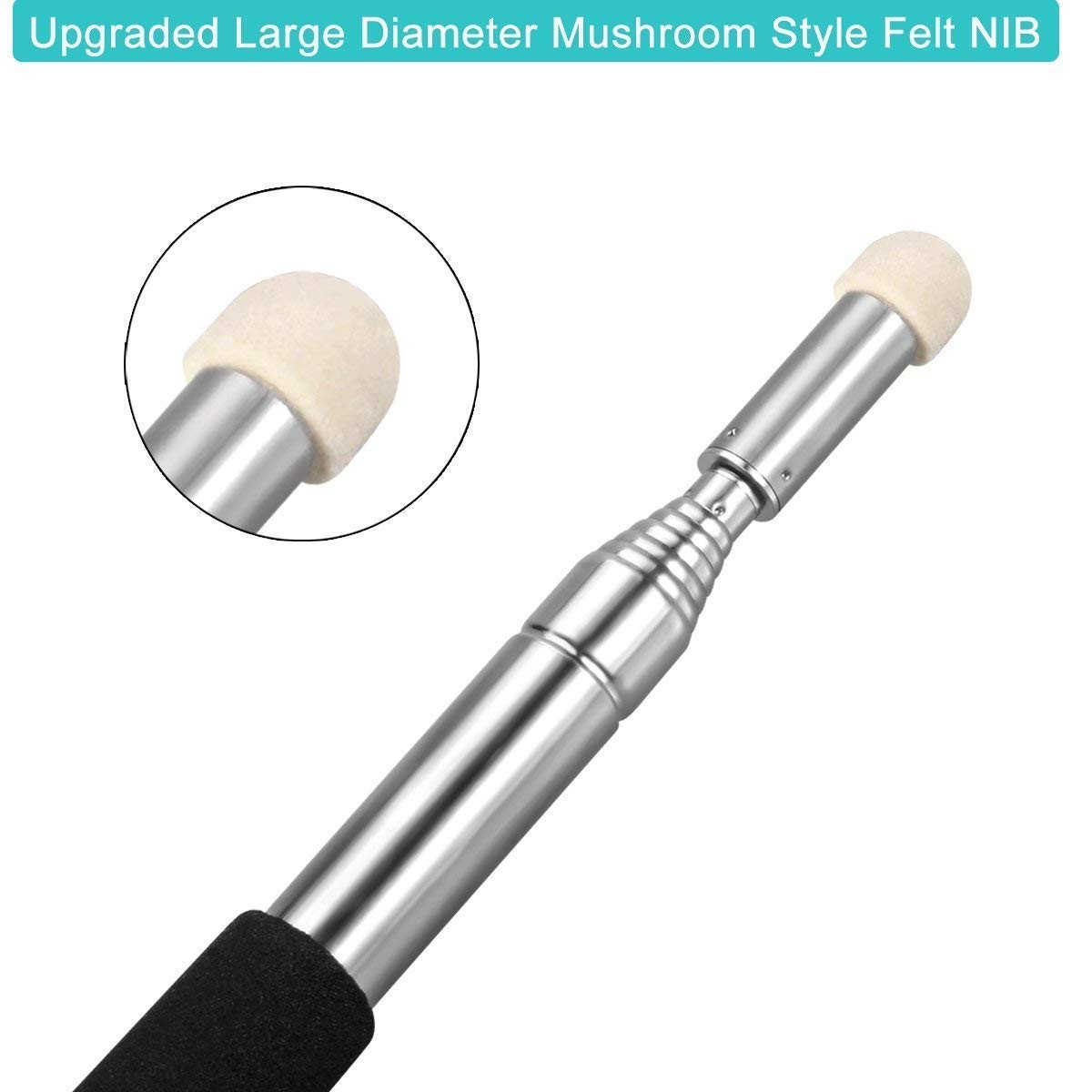 Telescopic Teachers Pointer,Teaching Pointer,Hand Pointer Extendable 2PCS