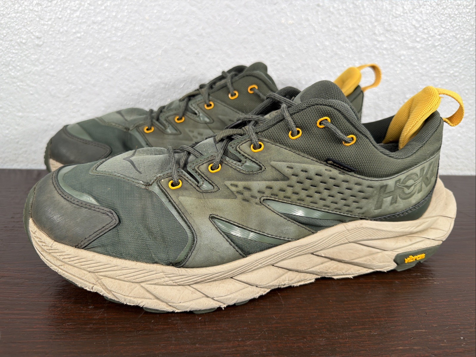 Hoka One One Anacapa Low GTX Gore-Tex 1122017 DBRYL Green Hiking Shoe Men’s 13 D