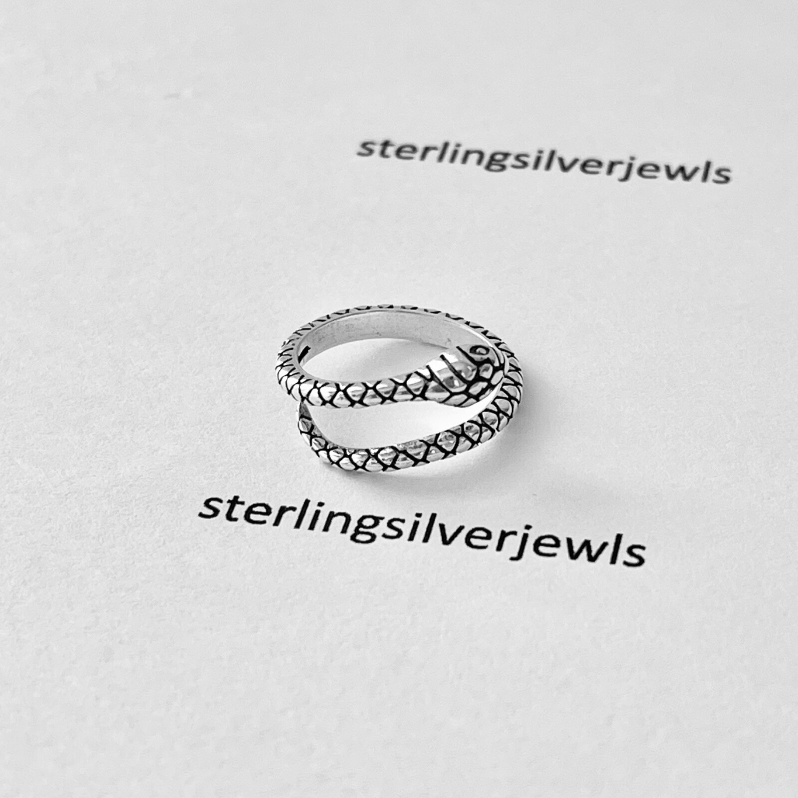 Sterling Silver Wraparound Snake Toe Ring, Silver Rings, Reptile Ring, Animals