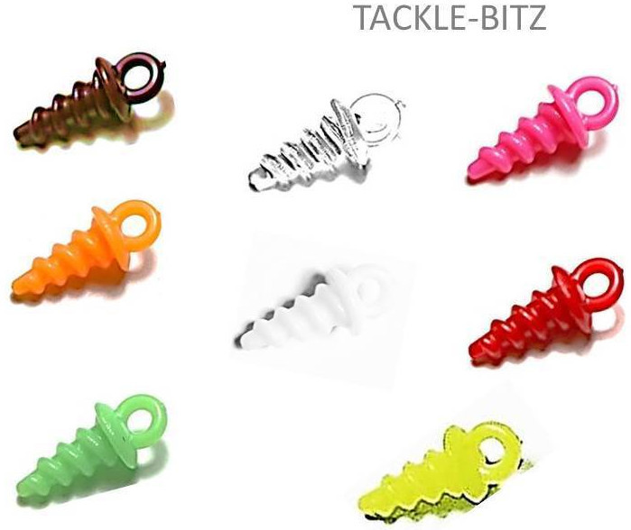 Bait Screws Plastic 8 Colours Carp Fishing Terminal End Tackle Chod Hair Rigs