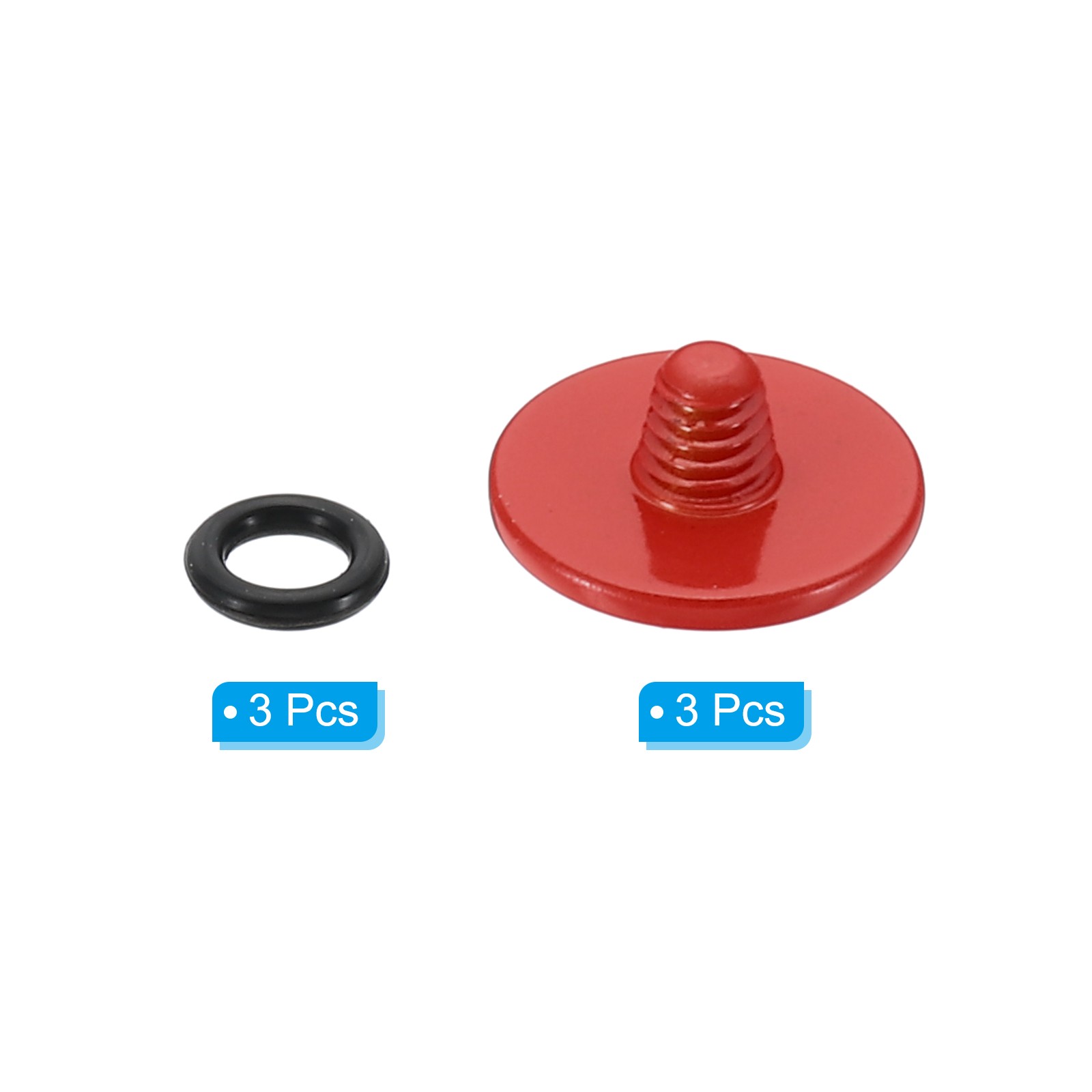 3 Pack Camera Shutter Button Shutter Release Button Convex Red