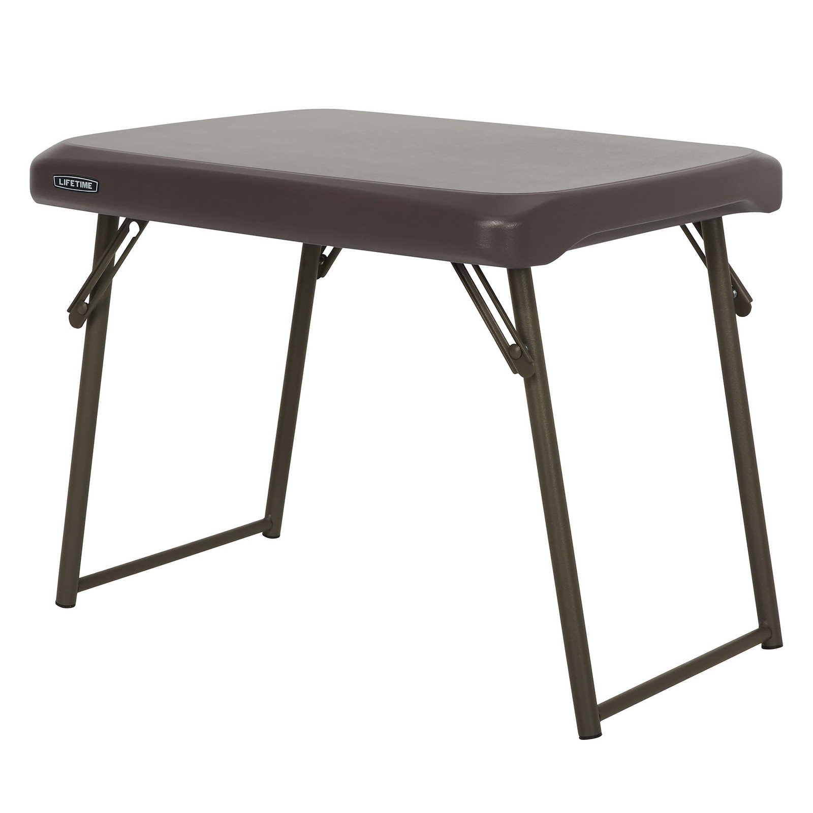 Lifetime 24 inch Compact Rectangle Folding Table, Indoor/Outdoor Light