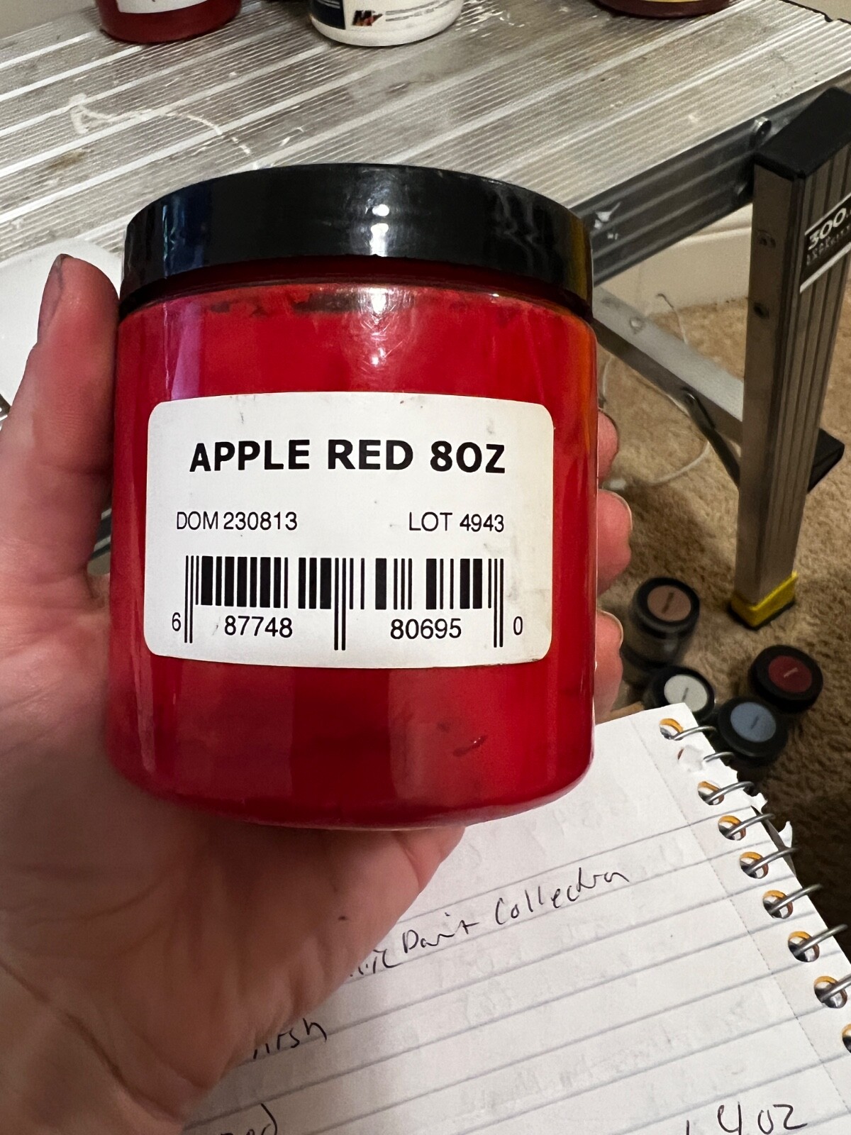Brand New Premium Country Chalked Paint - 8oz Apple Red