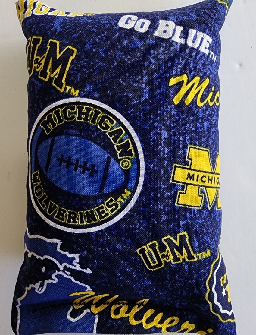 Homemade Bowling Grip Sack - UNIVERSITY OF MICHIGAN WOLVERNES