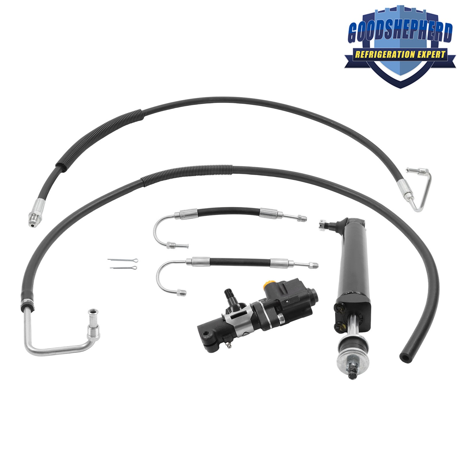 For 1960-1964 Chevrolet Bel Air Impala Power Steering Valve Cylinder & Hose Kit