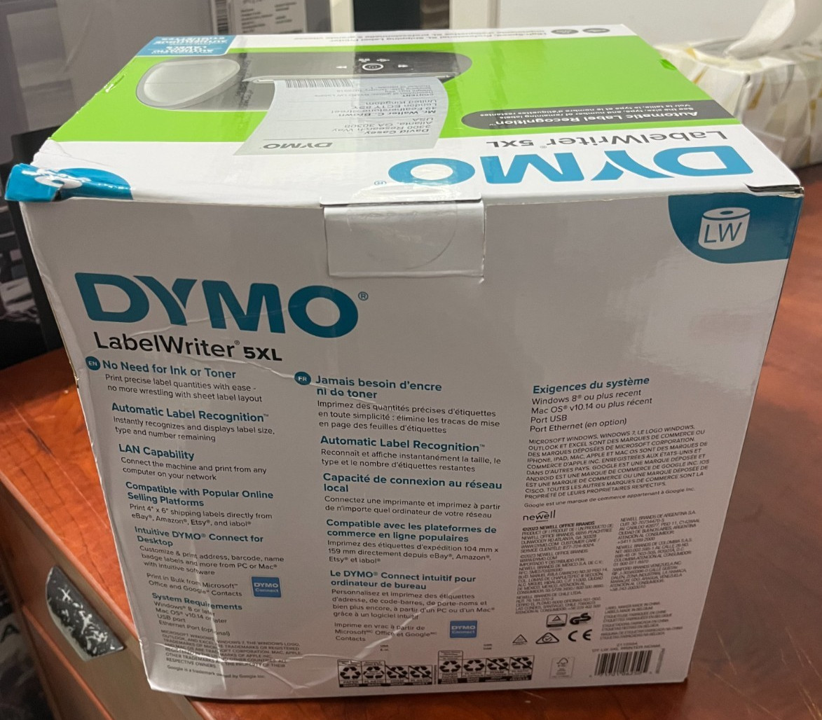 Dymo LabelWriter 5XL Label Printer 2112554