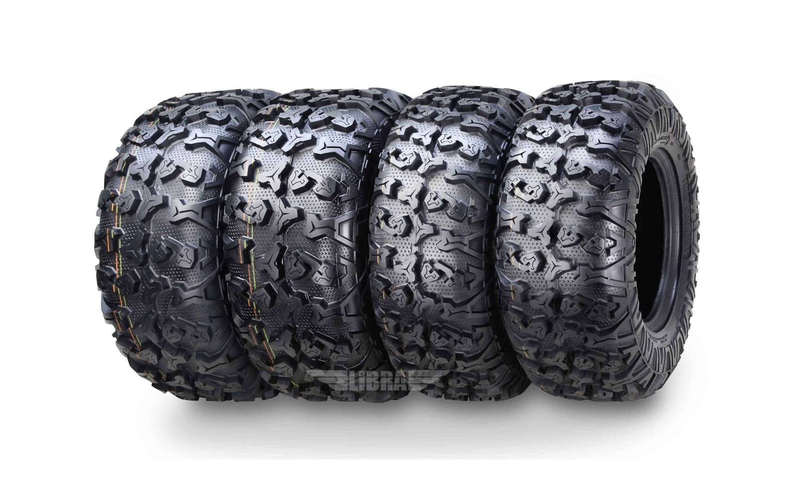 Free Country ((Set 4)) HD 8PR Radial UTV ATV tires 25x8R12 Front & 25x10R12 R...