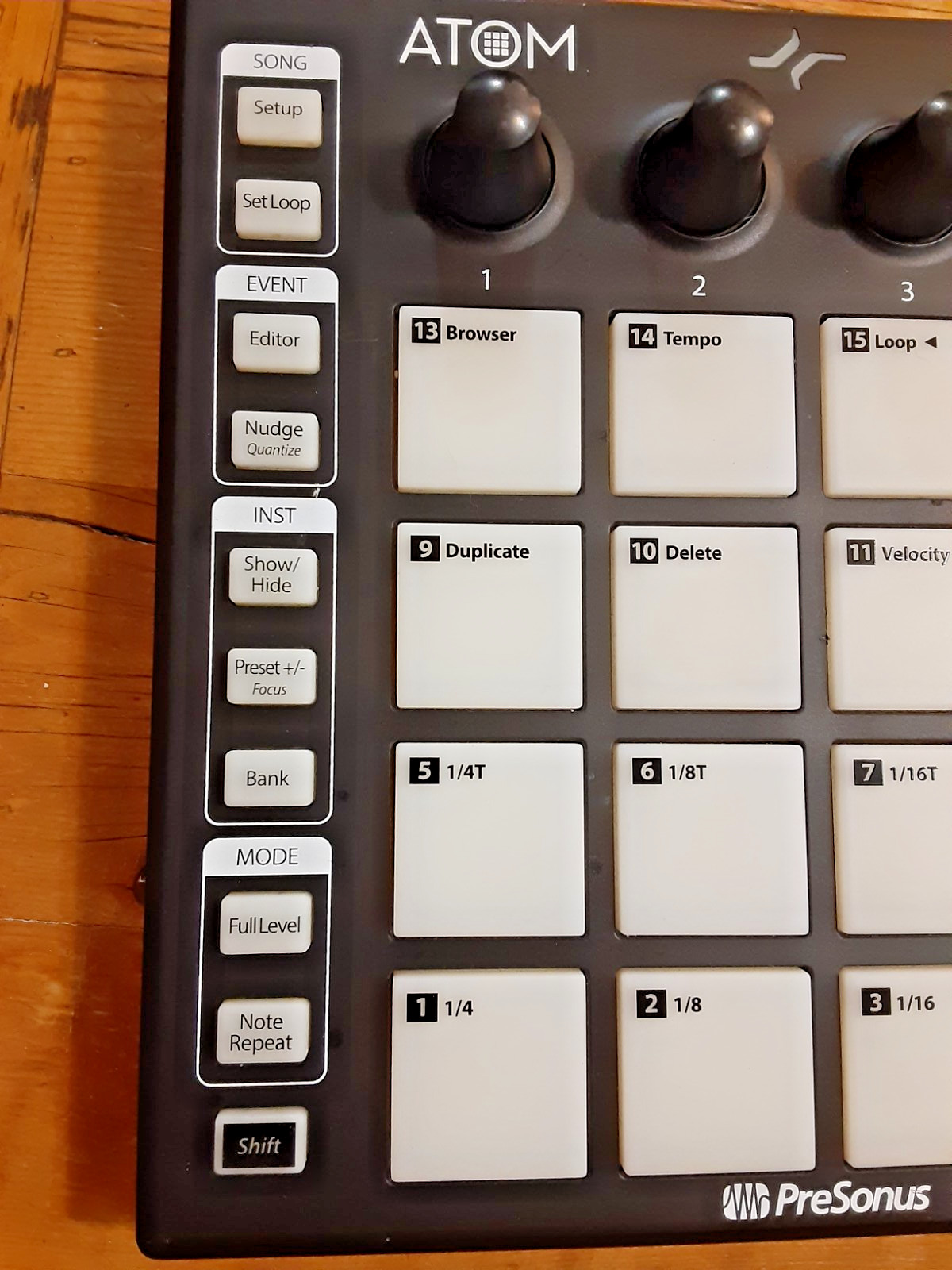 PreSonus ATOM MIDI Pad Controller & M-Vave SMK-25 Keyboard MIDI Controller