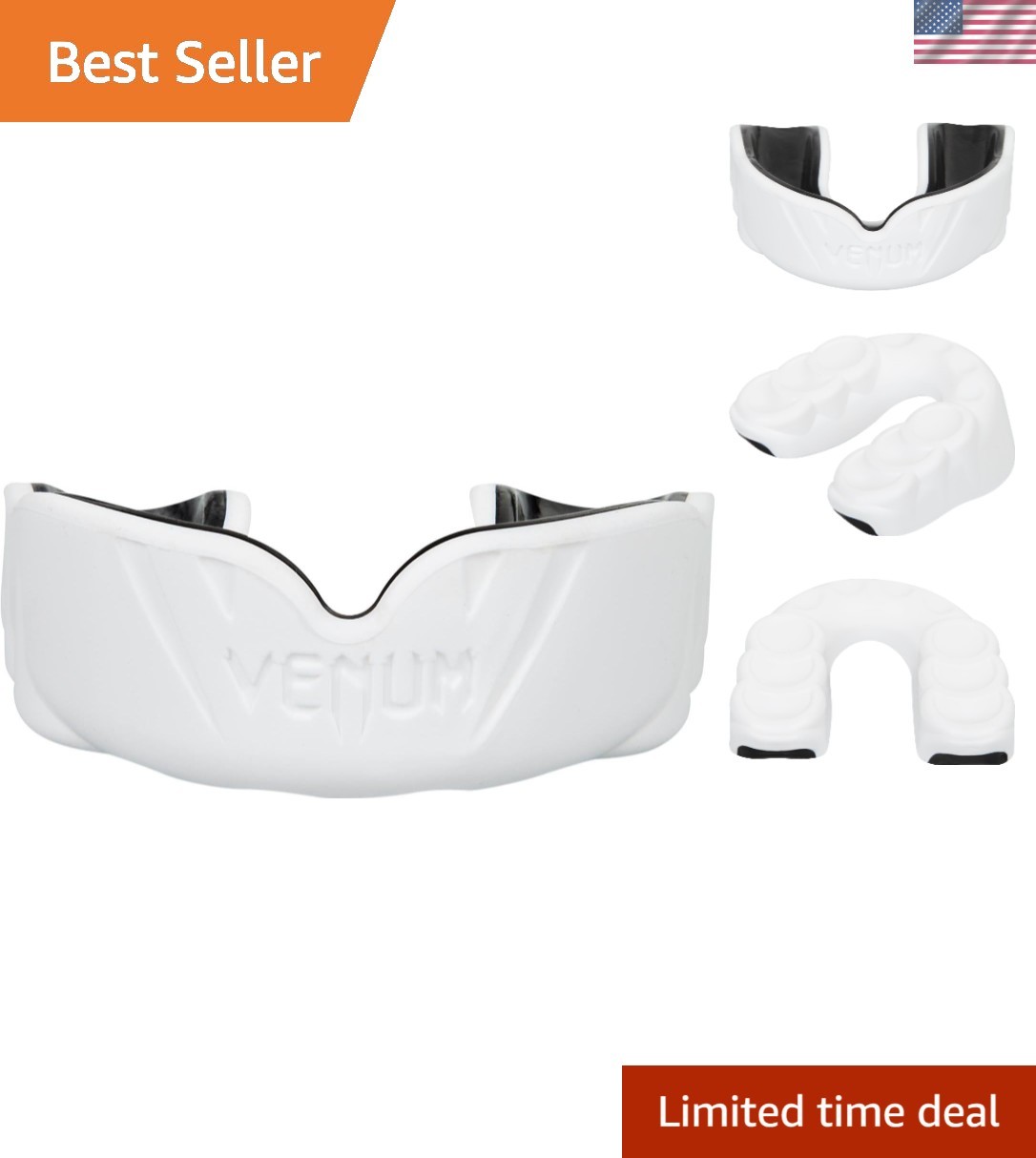 Challenger Mouthguard - White/Black